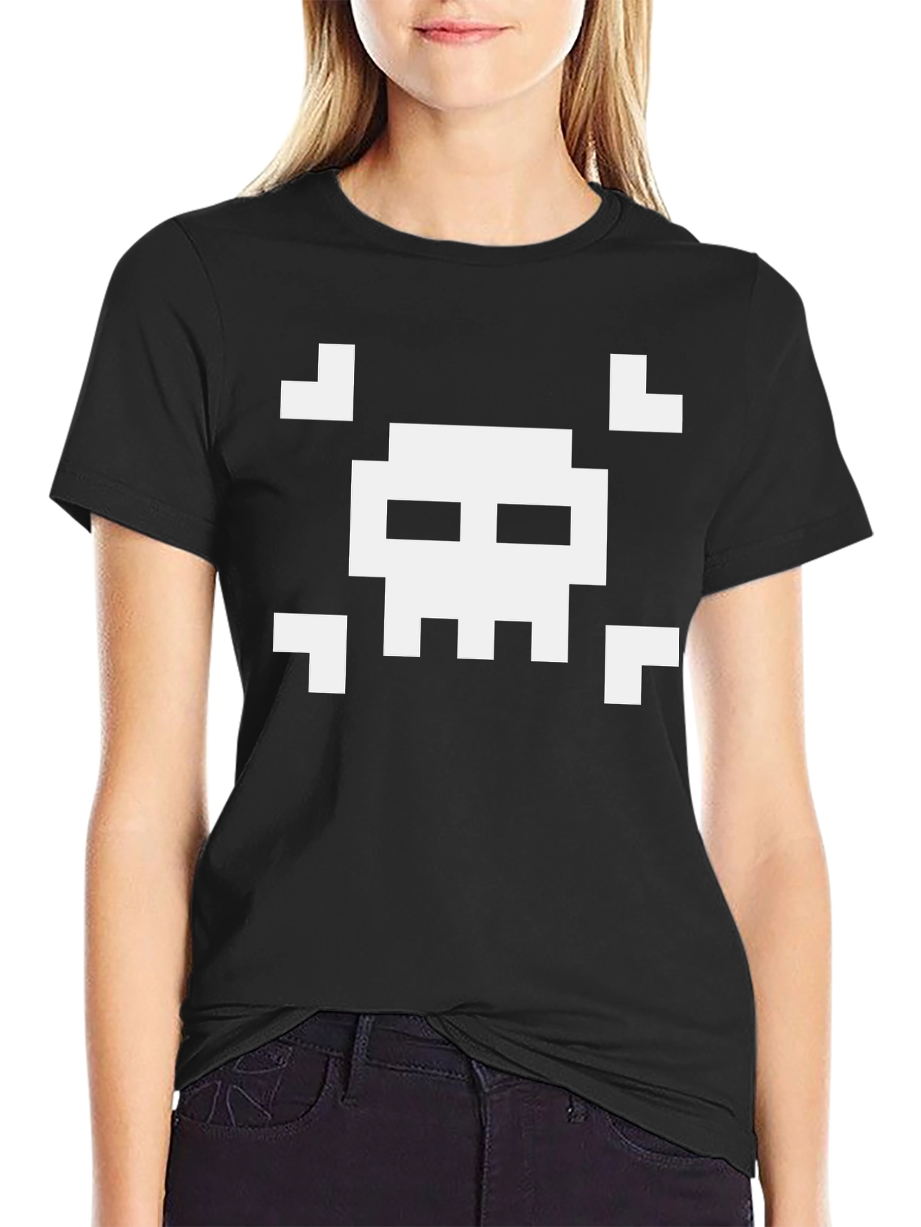 Pixel Skull T-Shirt - Gamer Style
