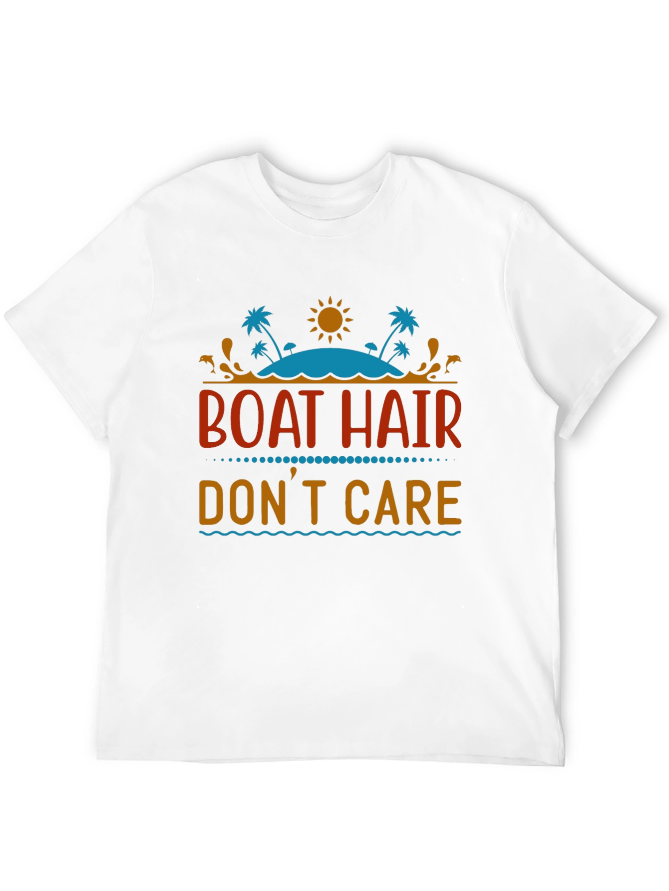 Boat Hair Dont Care Graphic Tee