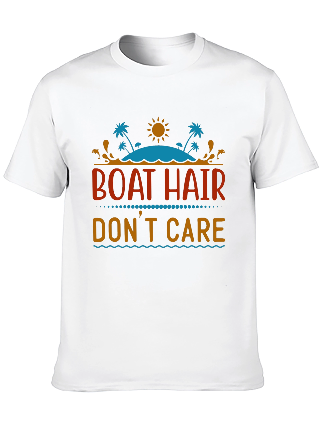 Boat Hair Dont Care Graphic Tee