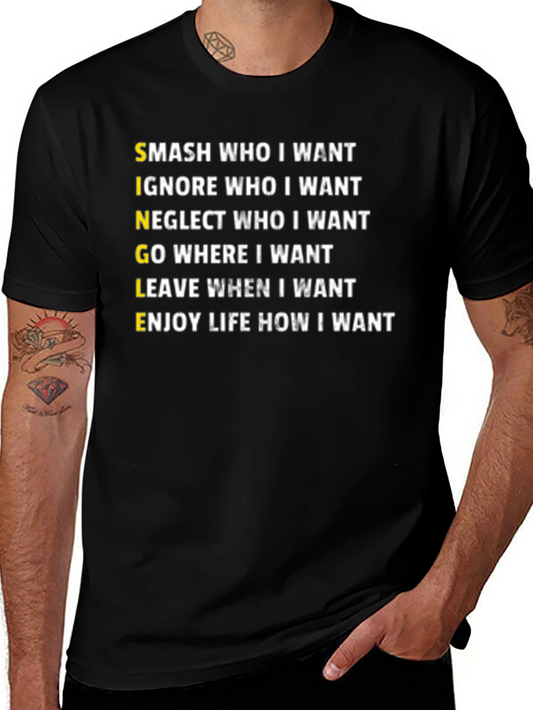 Single By Choice Graphic T-Shirt
