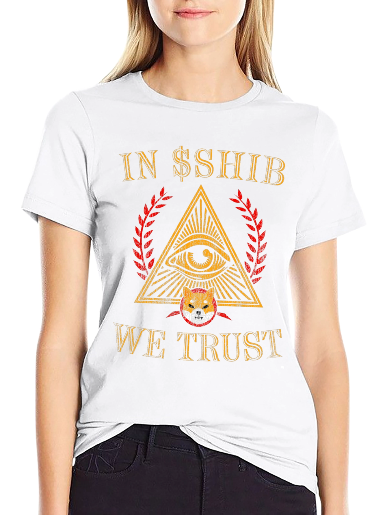 In $SHIB We Trust Crypto T-Shirt