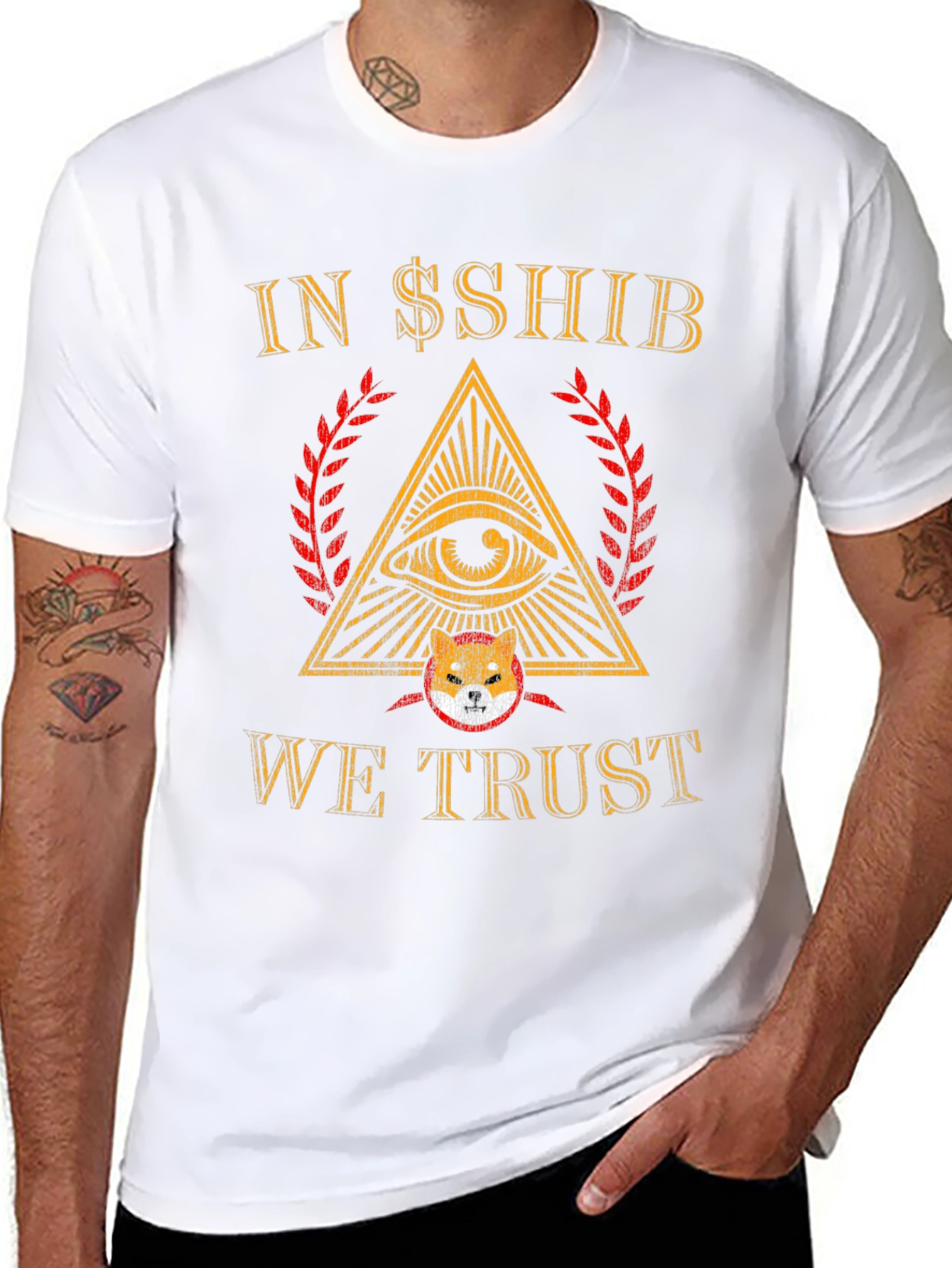 In $SHIB We Trust Crypto T-Shirt