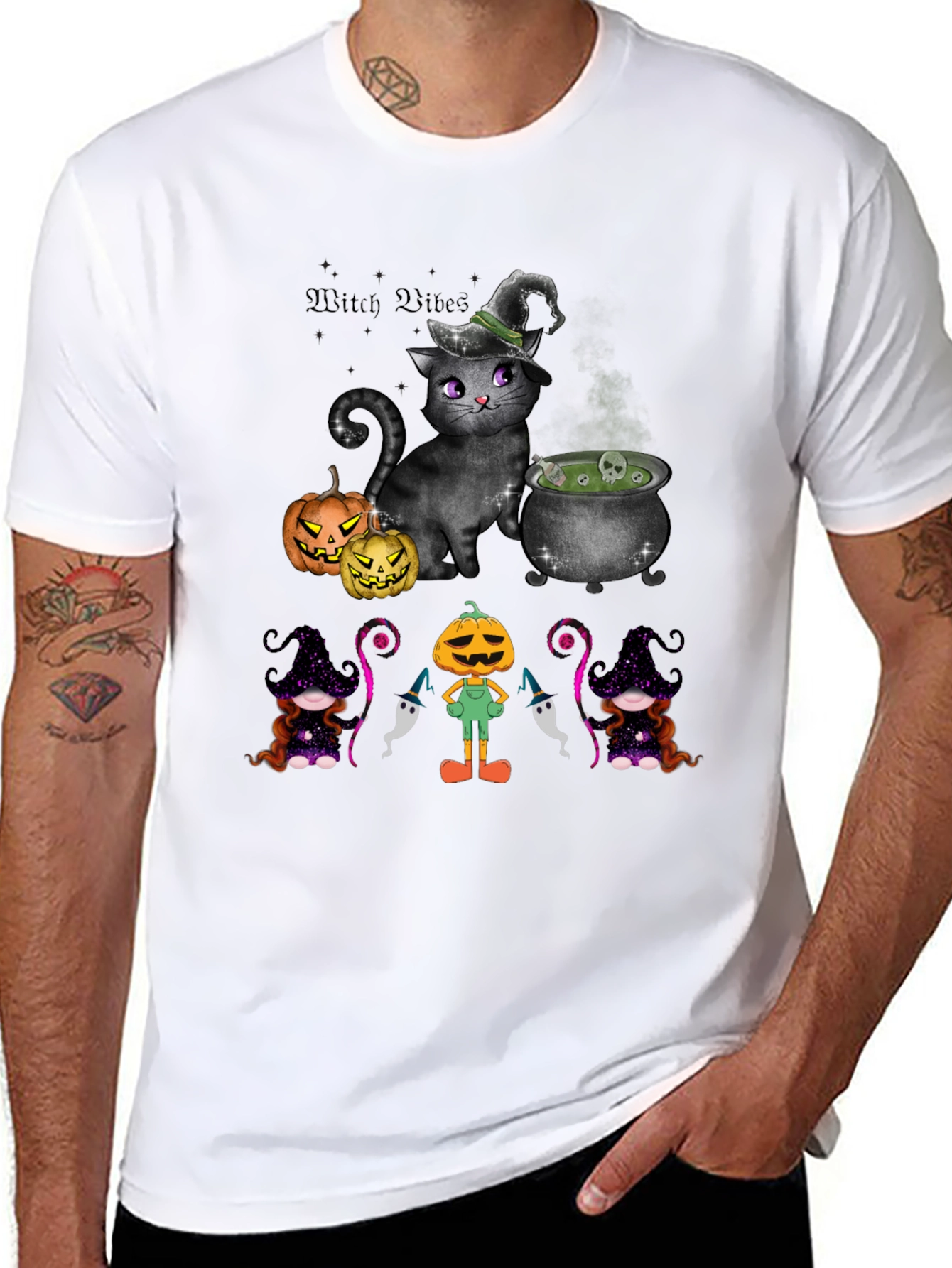 Witch Vibes Halloween T-Shirt
