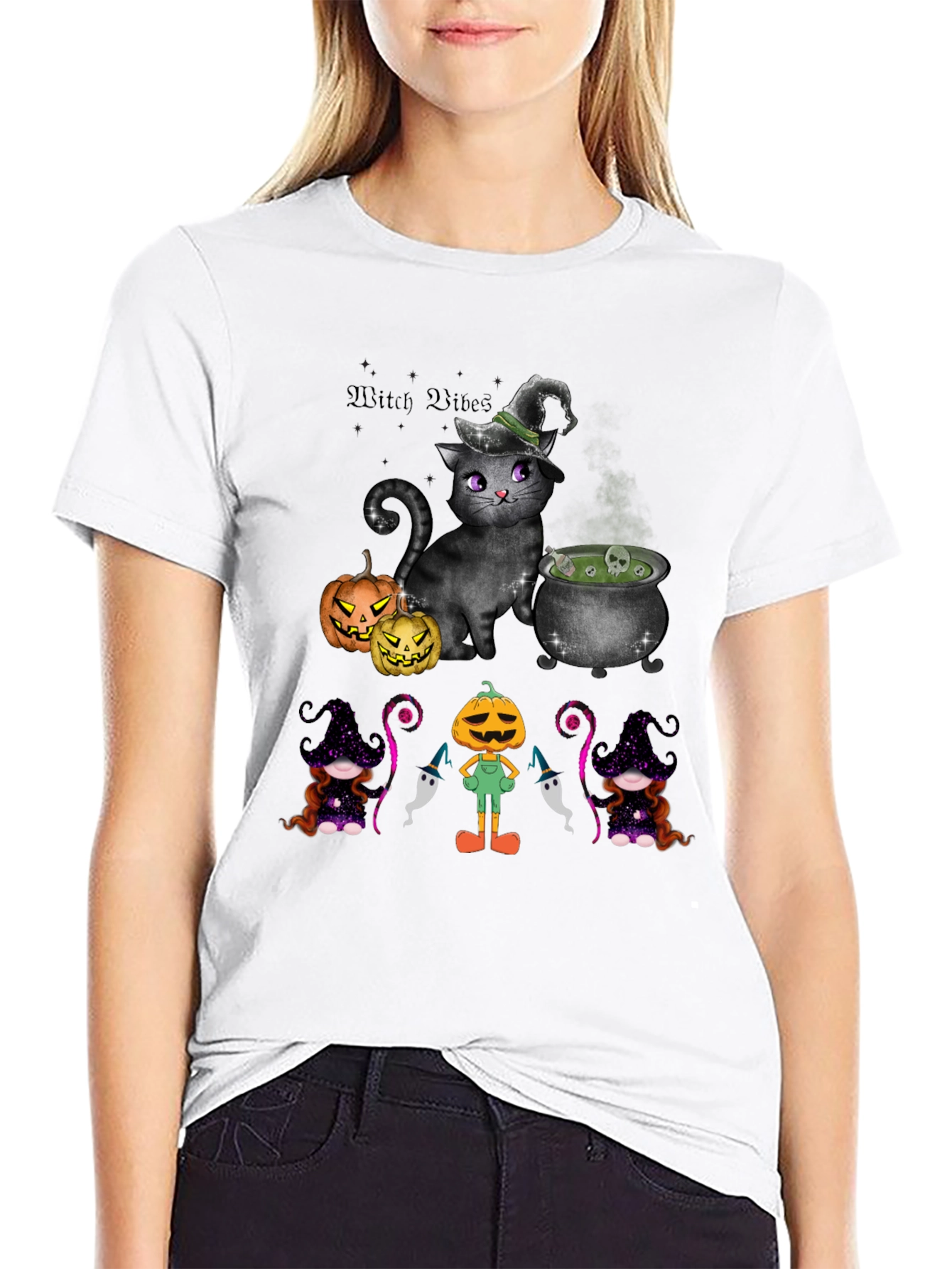 Witch Vibes Halloween T-Shirt