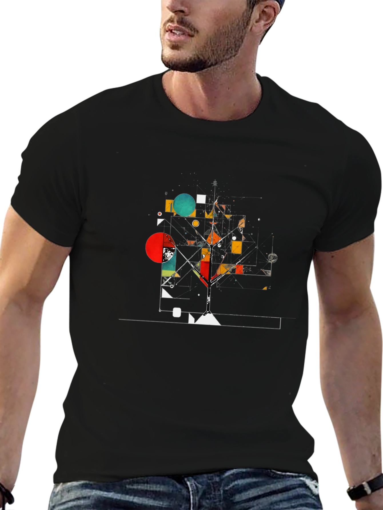 Abstract Geometric Art Tee