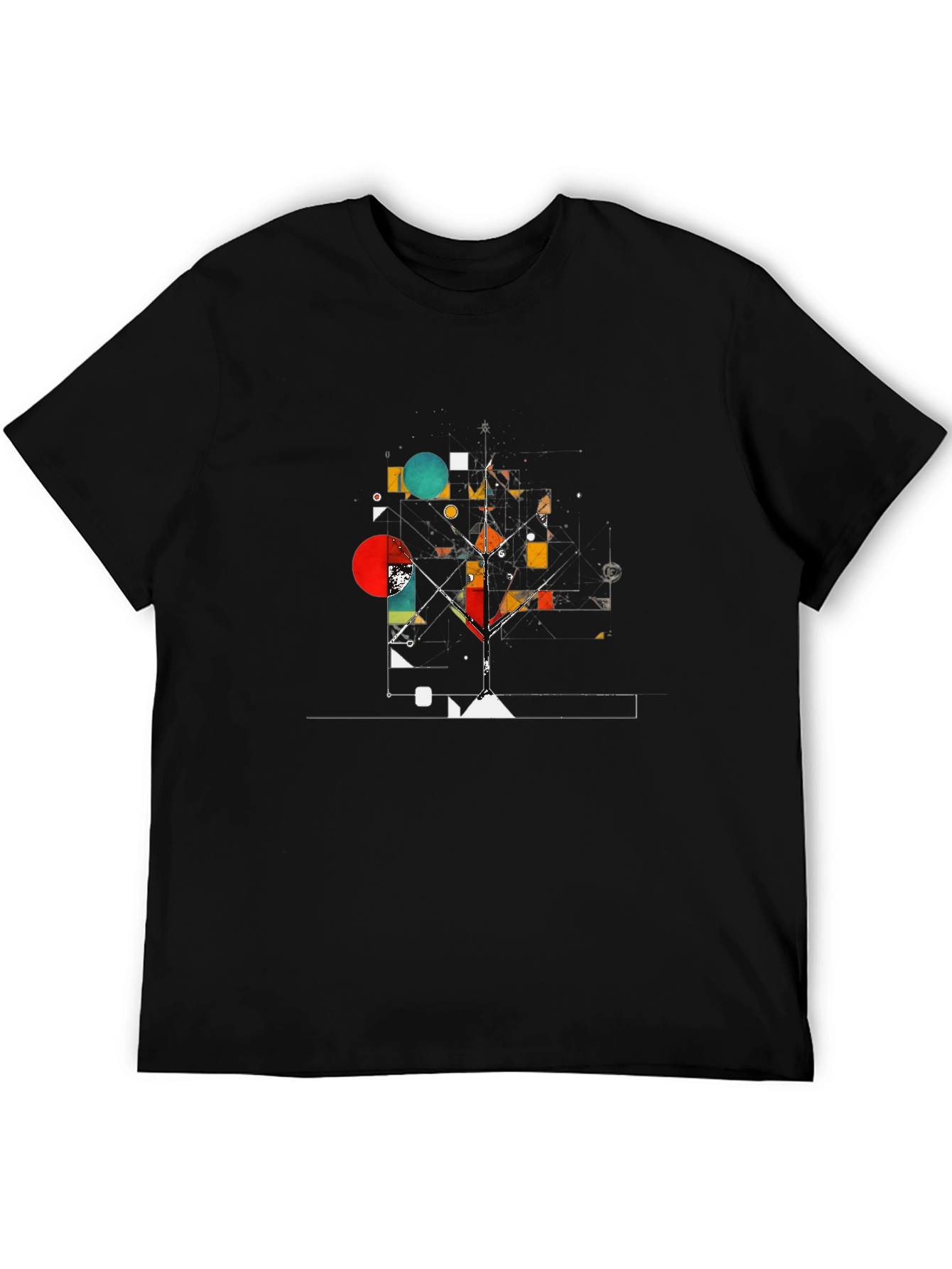 Abstract Geometric Art Tee