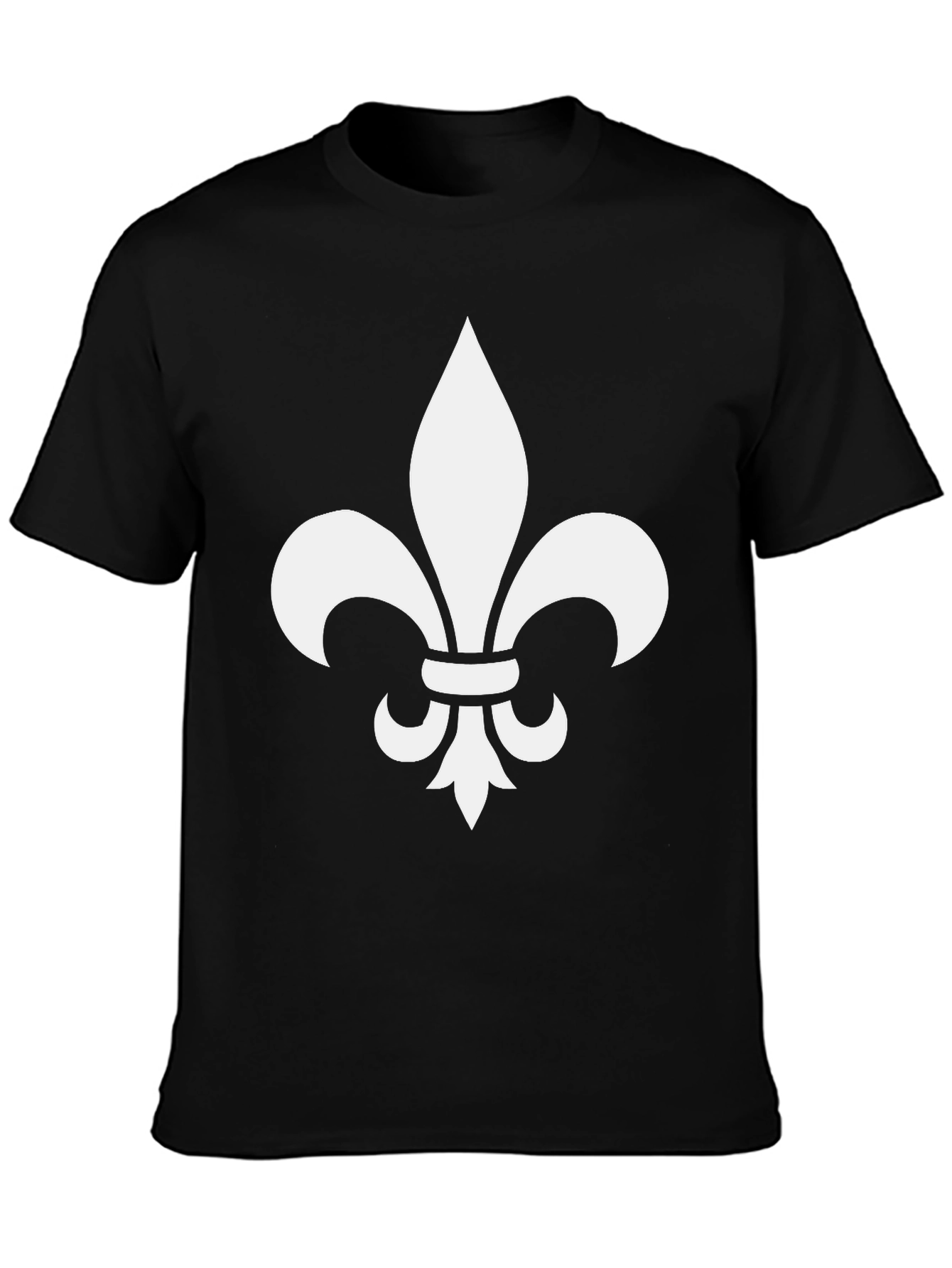 Fleur-de-Lis Black Graphic Tee