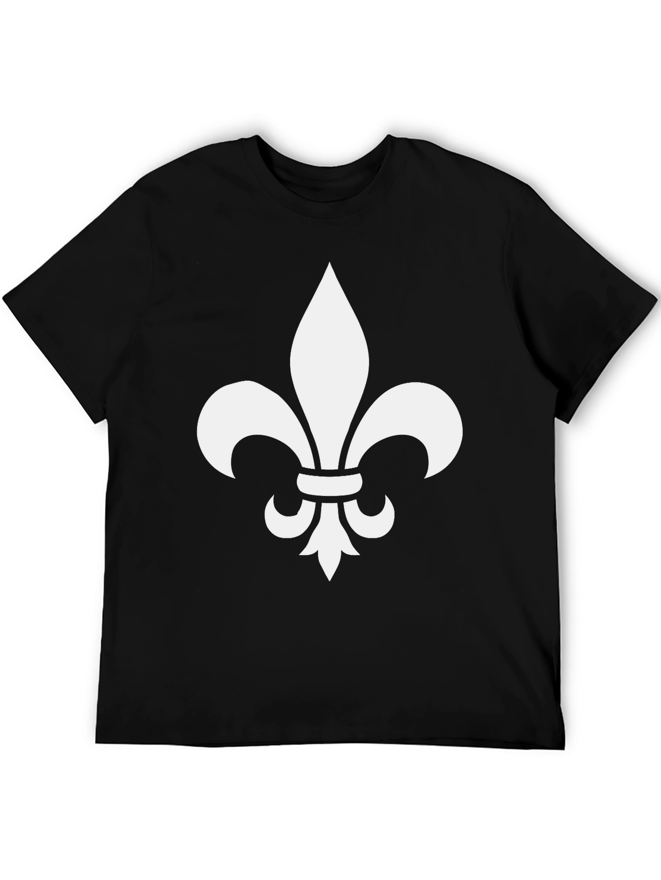 Fleur-de-Lis Black Graphic Tee