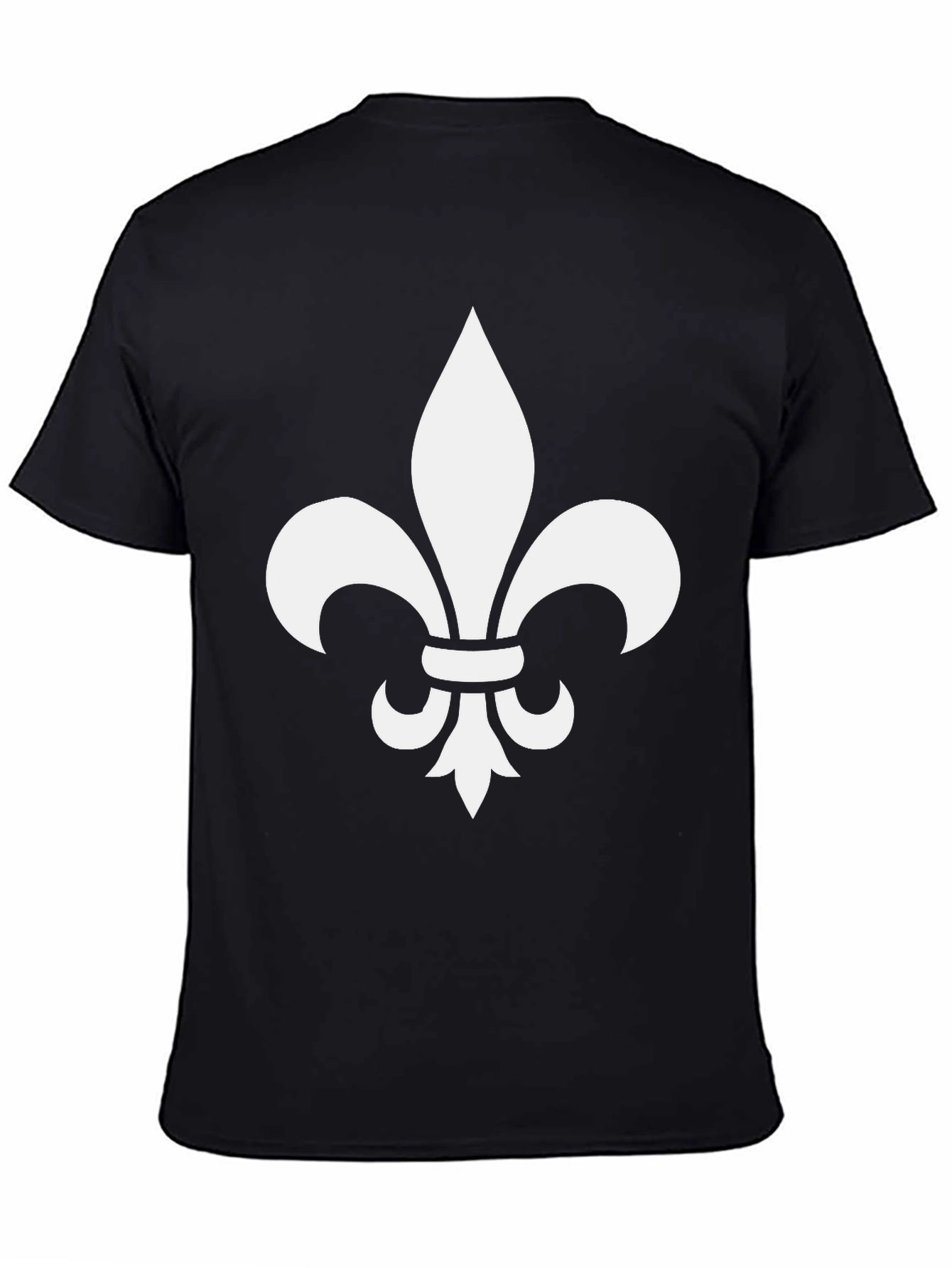 Fleur-de-Lis Black Graphic Tee