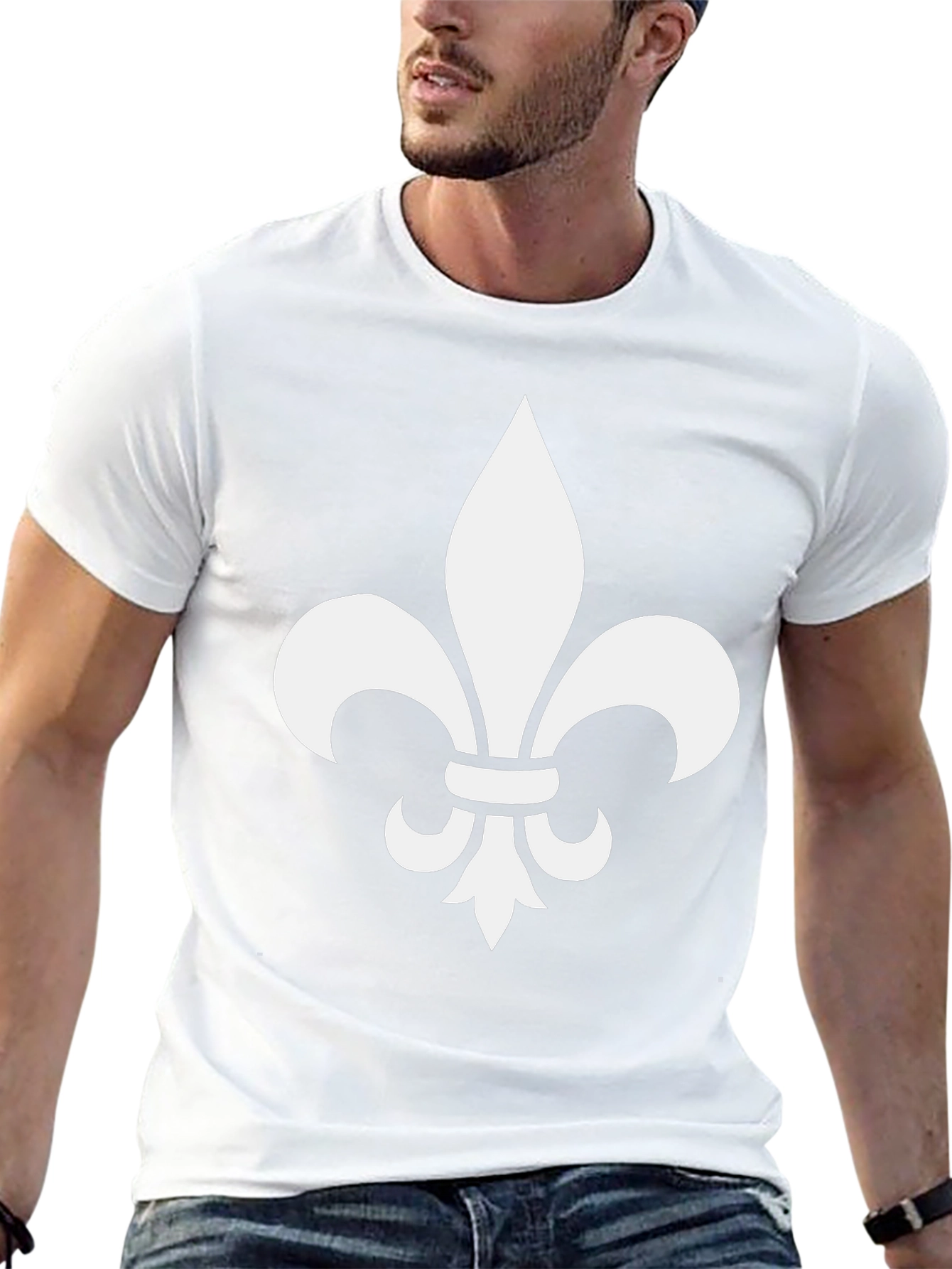 Fleur-de-Lis Black Graphic Tee