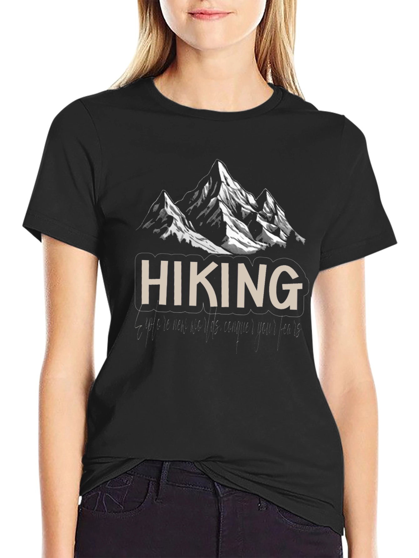 Hiking Mountain Graphic T-Shirt - Adventure Awaits!