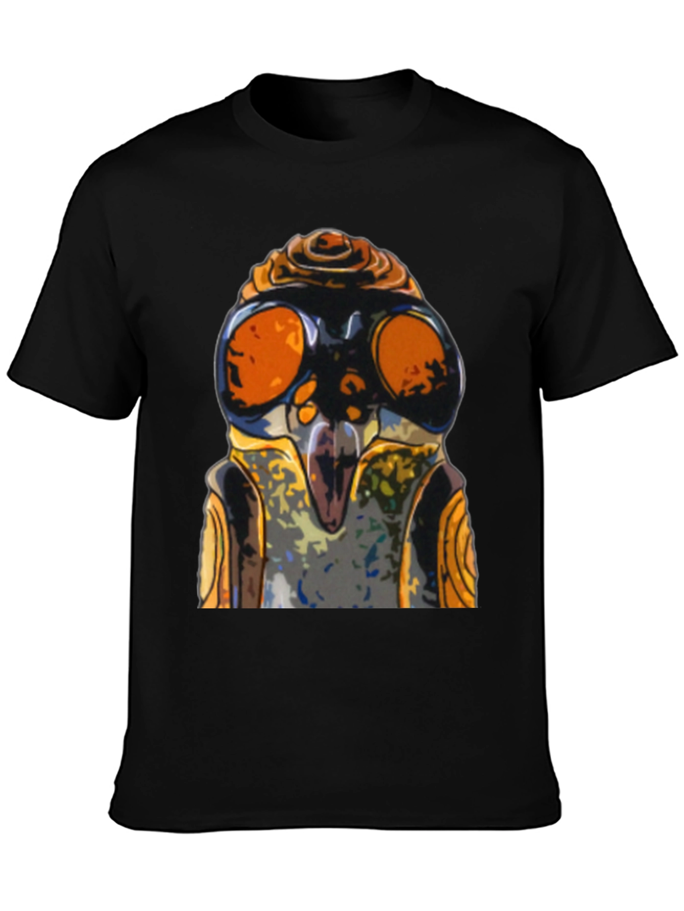 Cool Robot Face Graphic T-Shirt