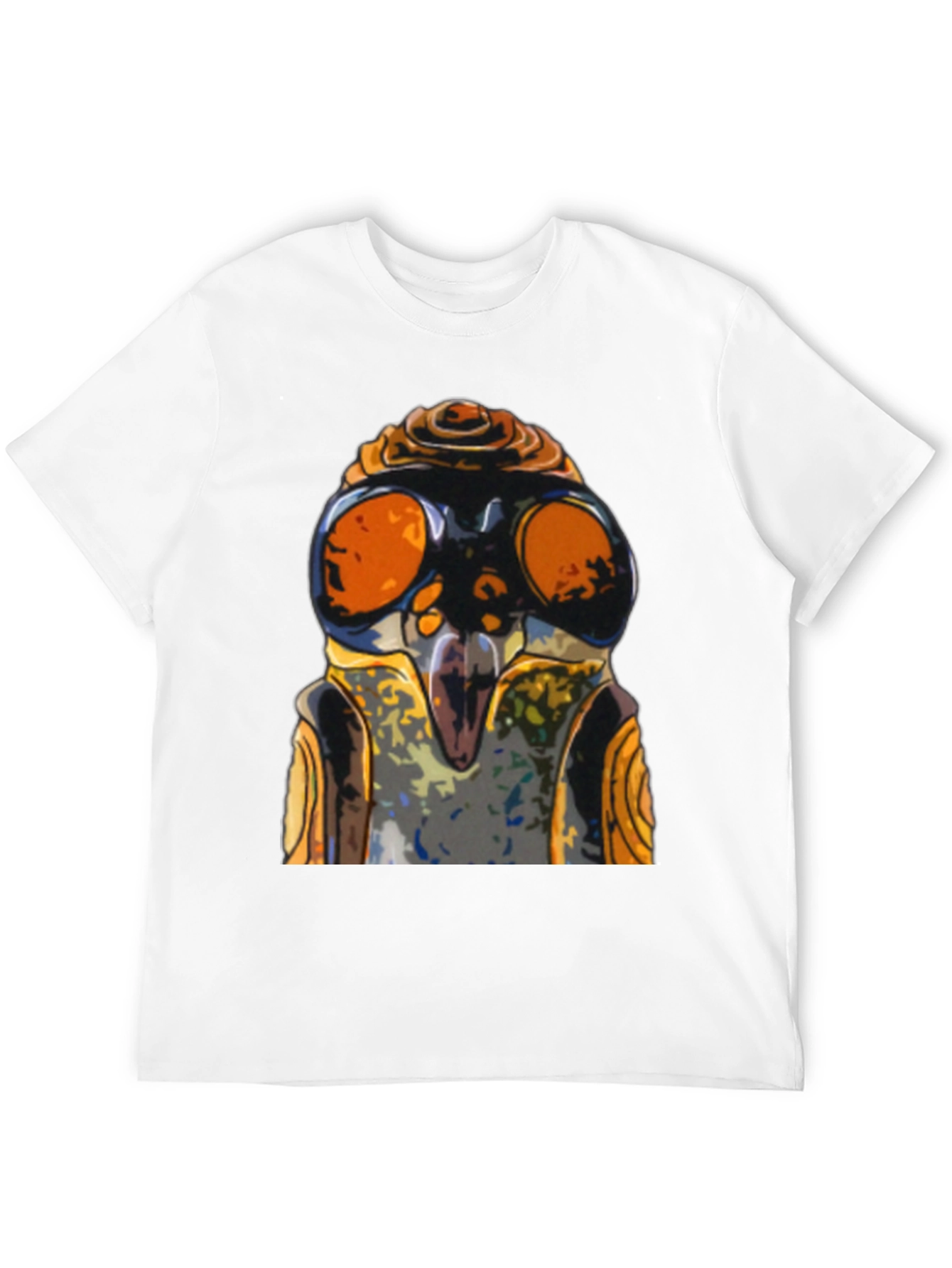 Cool Robot Face Graphic T-Shirt
