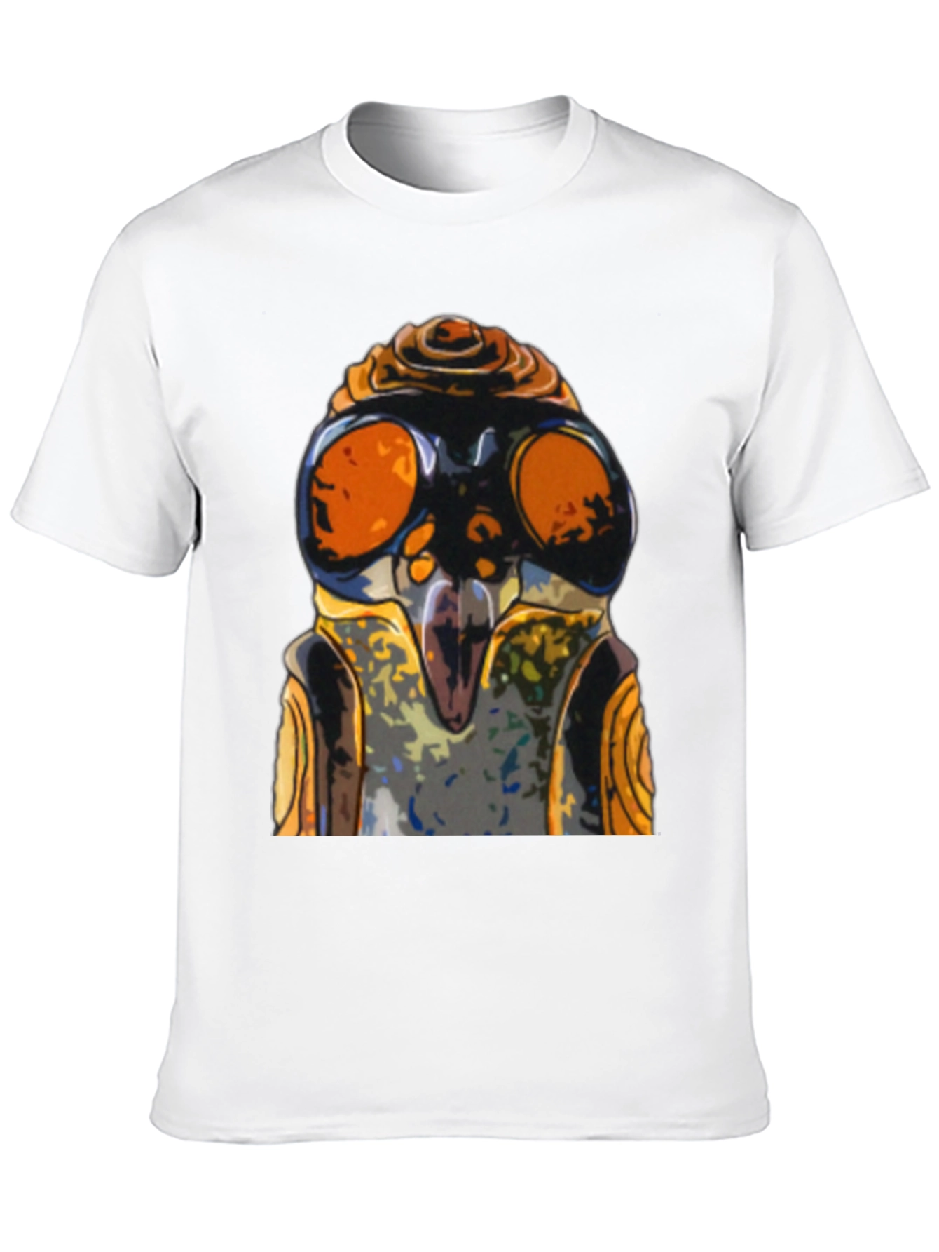 Cool Robot Face Graphic T-Shirt