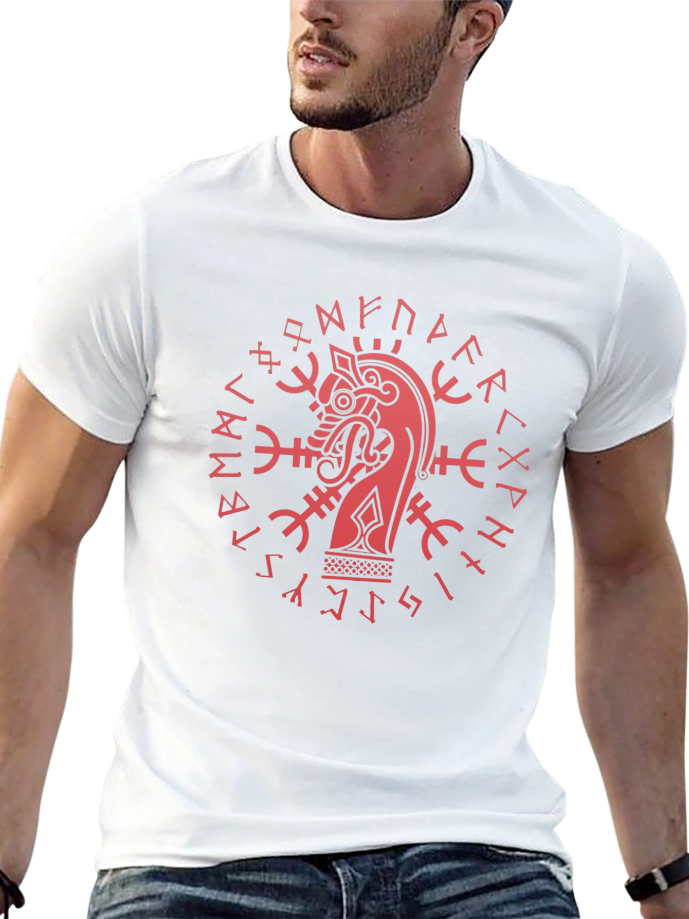 Viking Dragon Rune Graphic Tee