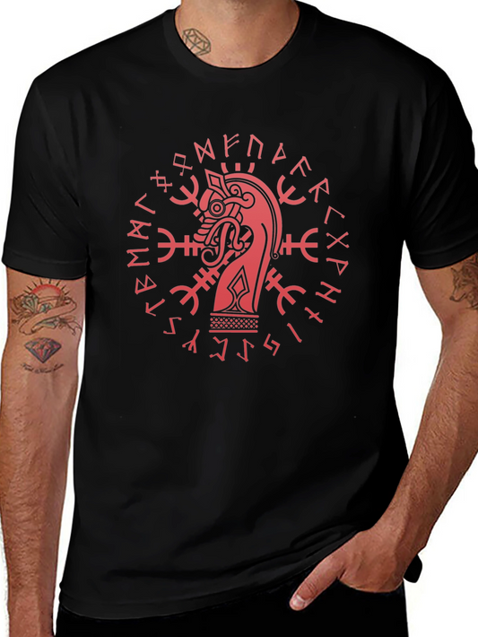 Viking Dragon Rune Graphic Tee