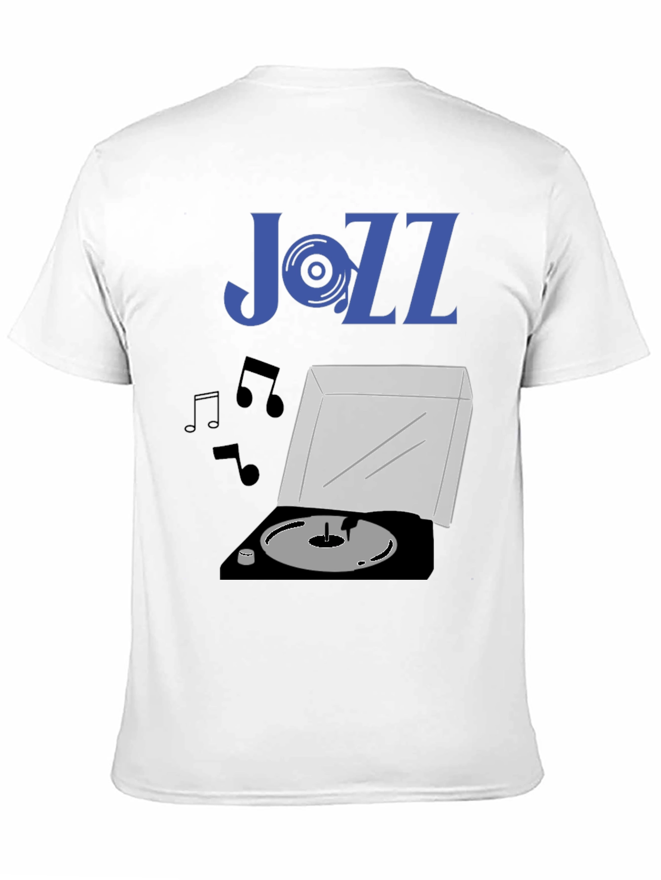 Jazz Vinyl Record Player Graphic Tee