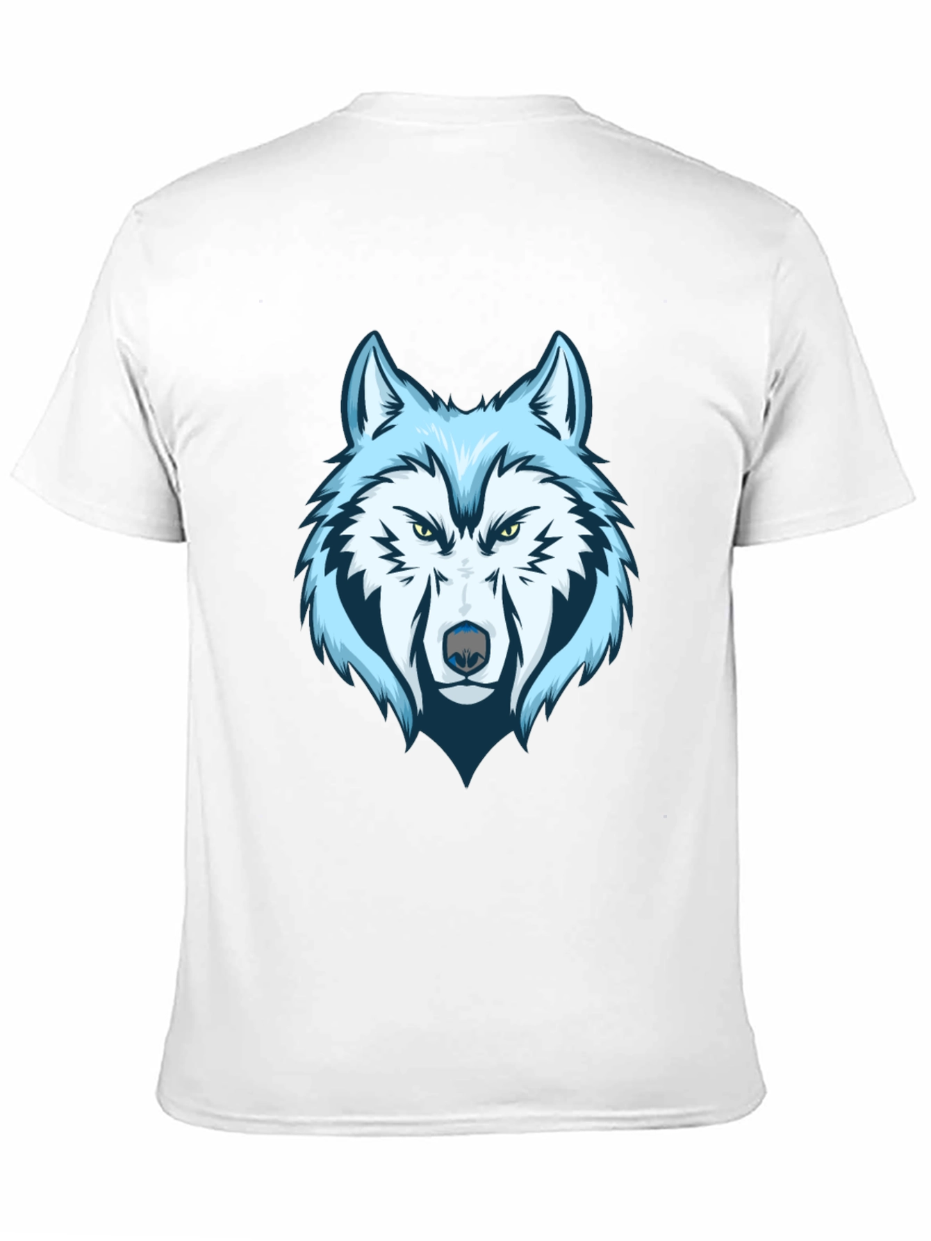 Cool Wolf Graphic Tee - Mens Black T-Shirt