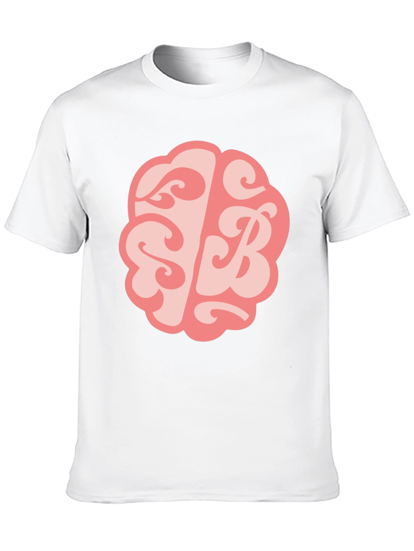 Brain SB Graphic Tee - Black Cotton Blend T-Shirt