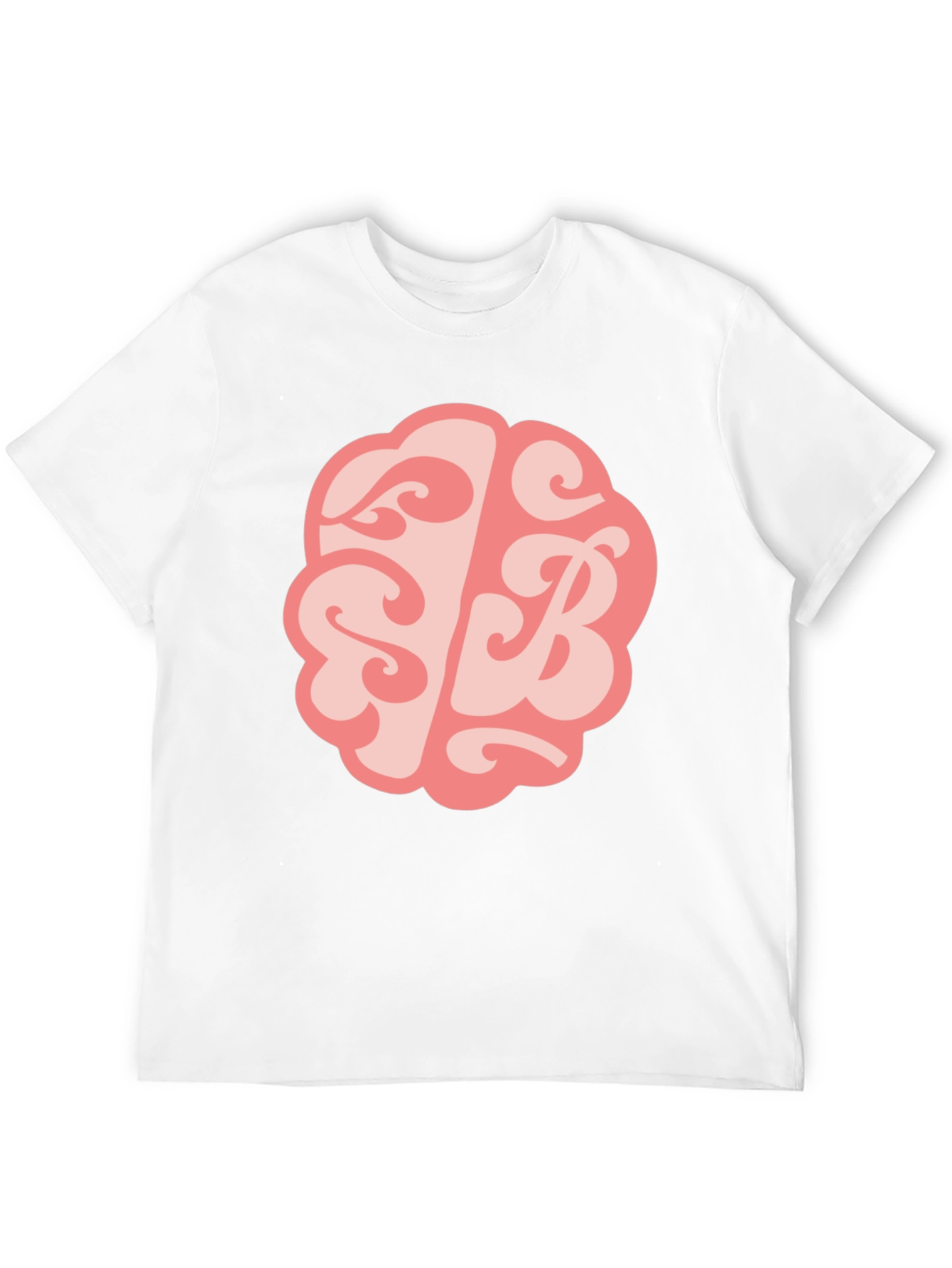 Brain SB Graphic Tee - Black Cotton Blend T-Shirt