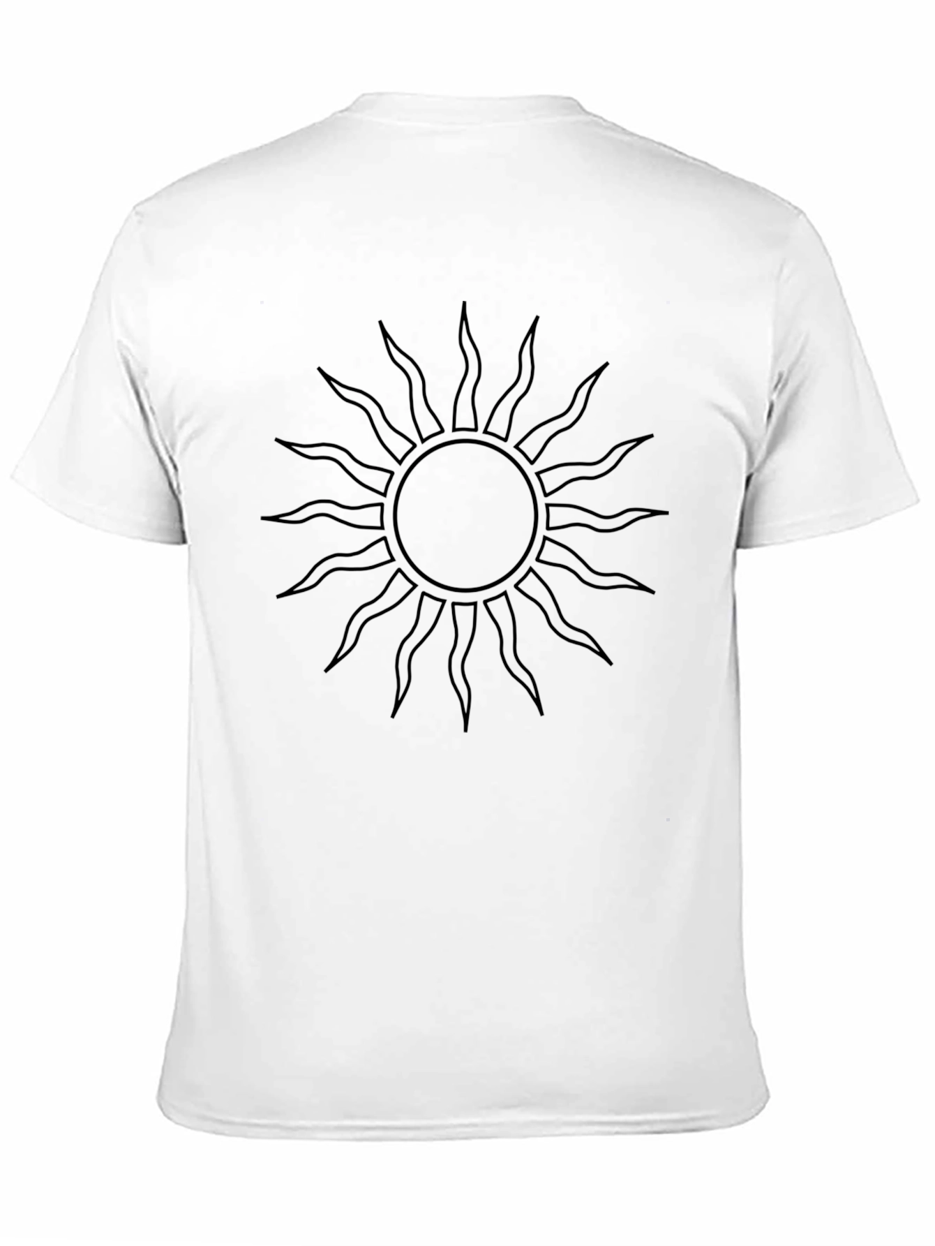 Black Sun Graphic Tee - Stylish Casual Wear