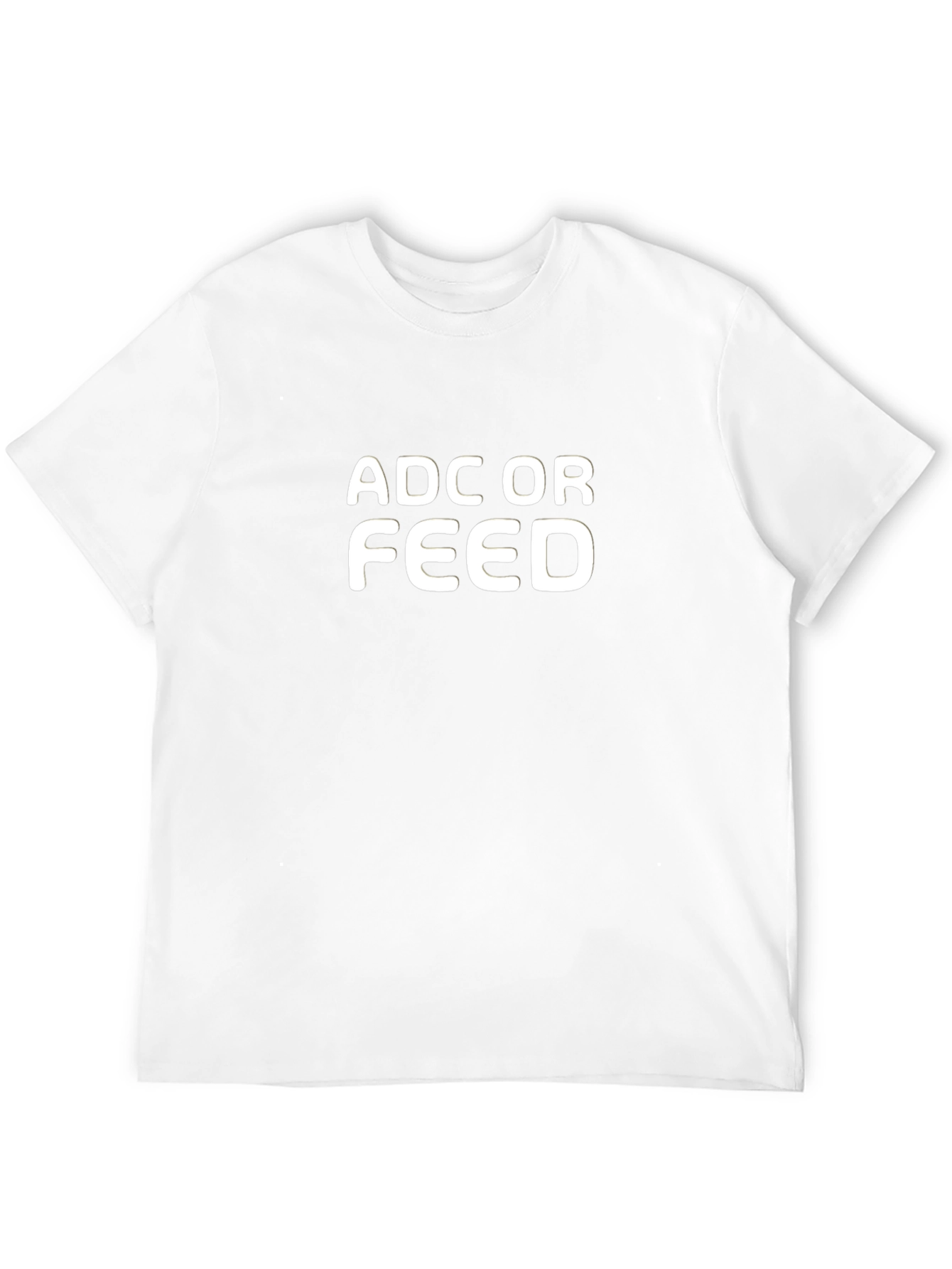 ADC or Feed Black T-Shirt - Gamer Tee