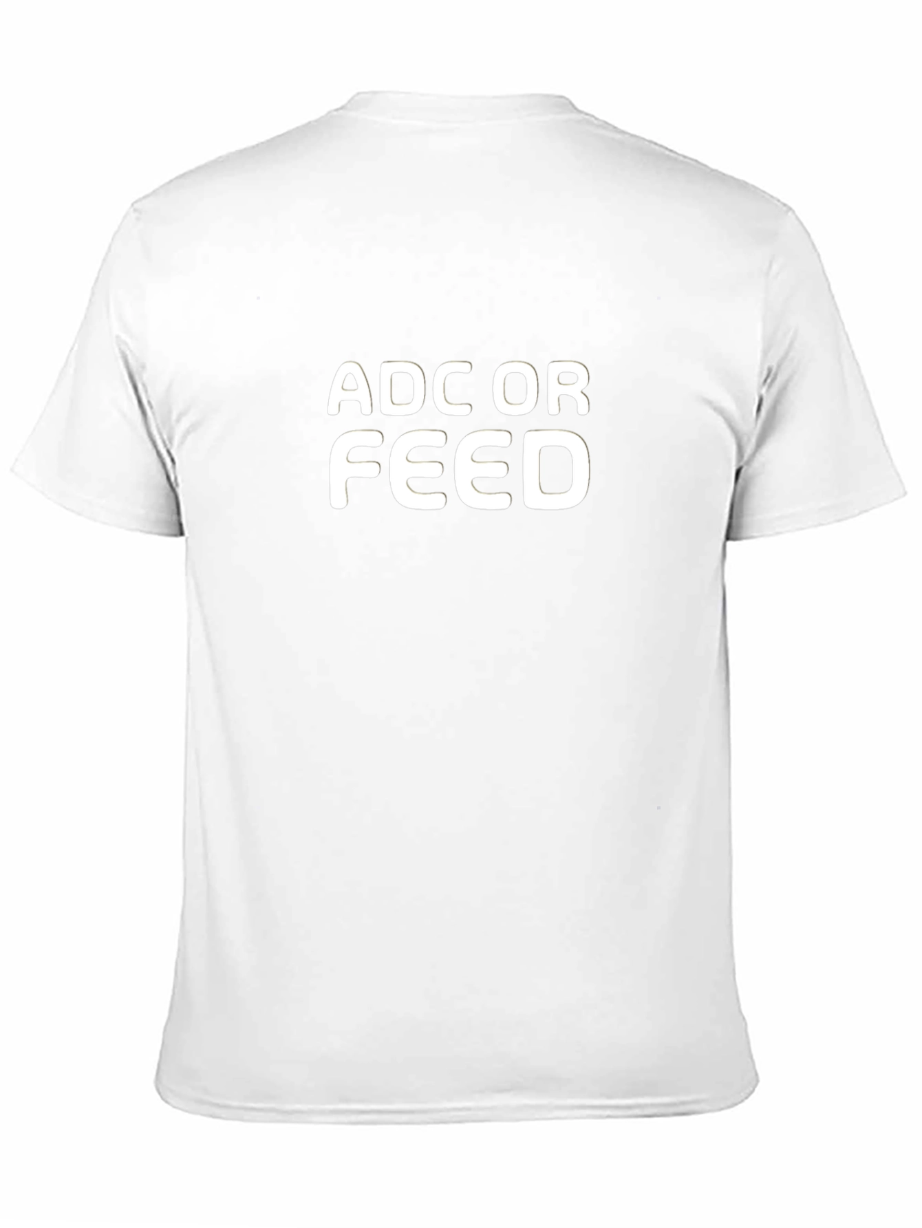 ADC or Feed Black T-Shirt - Gamer Tee