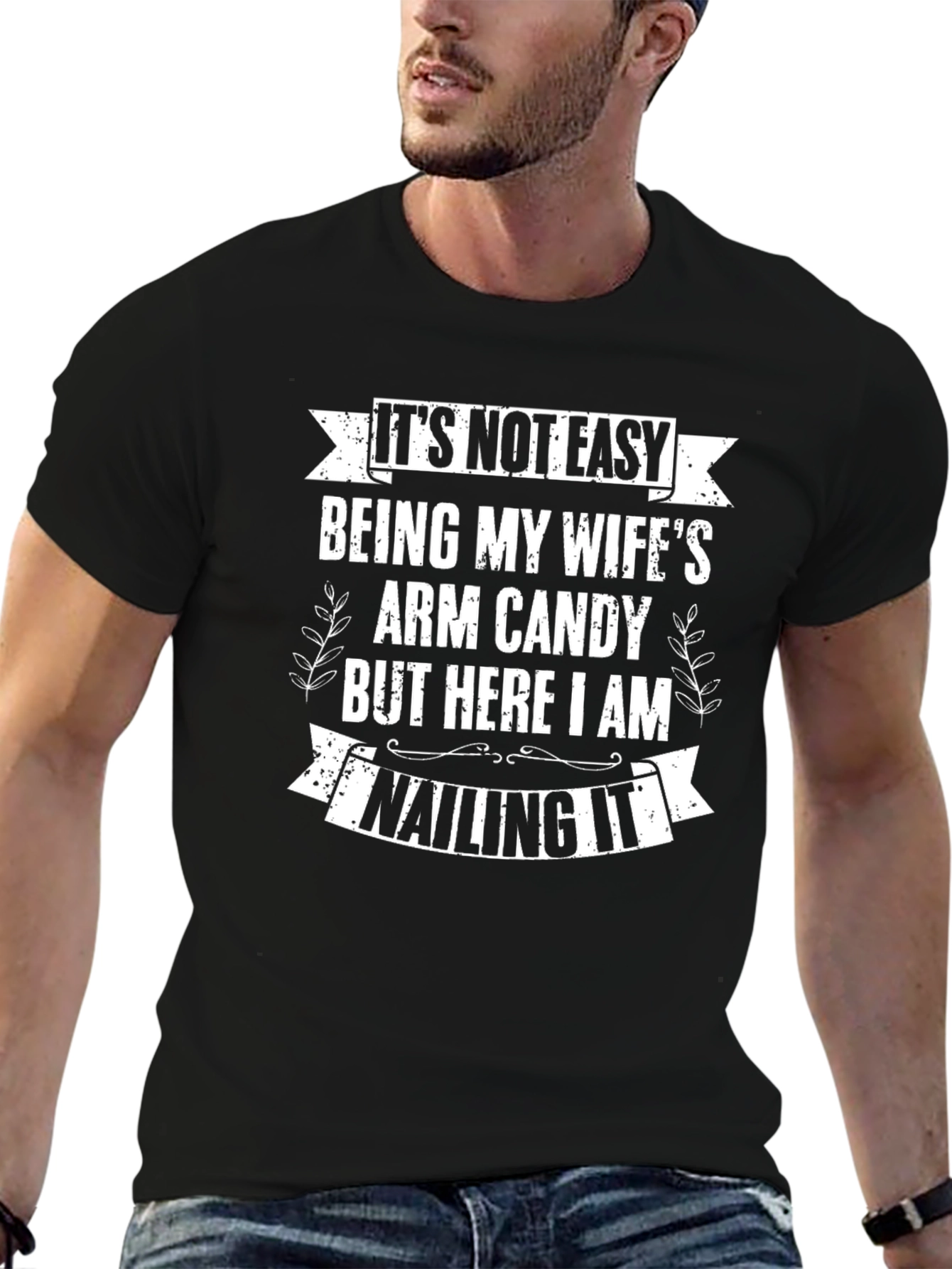 Funny Arm Candy Graphic T-Shirt
