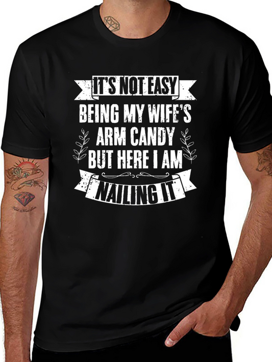 Funny Arm Candy Graphic T-Shirt