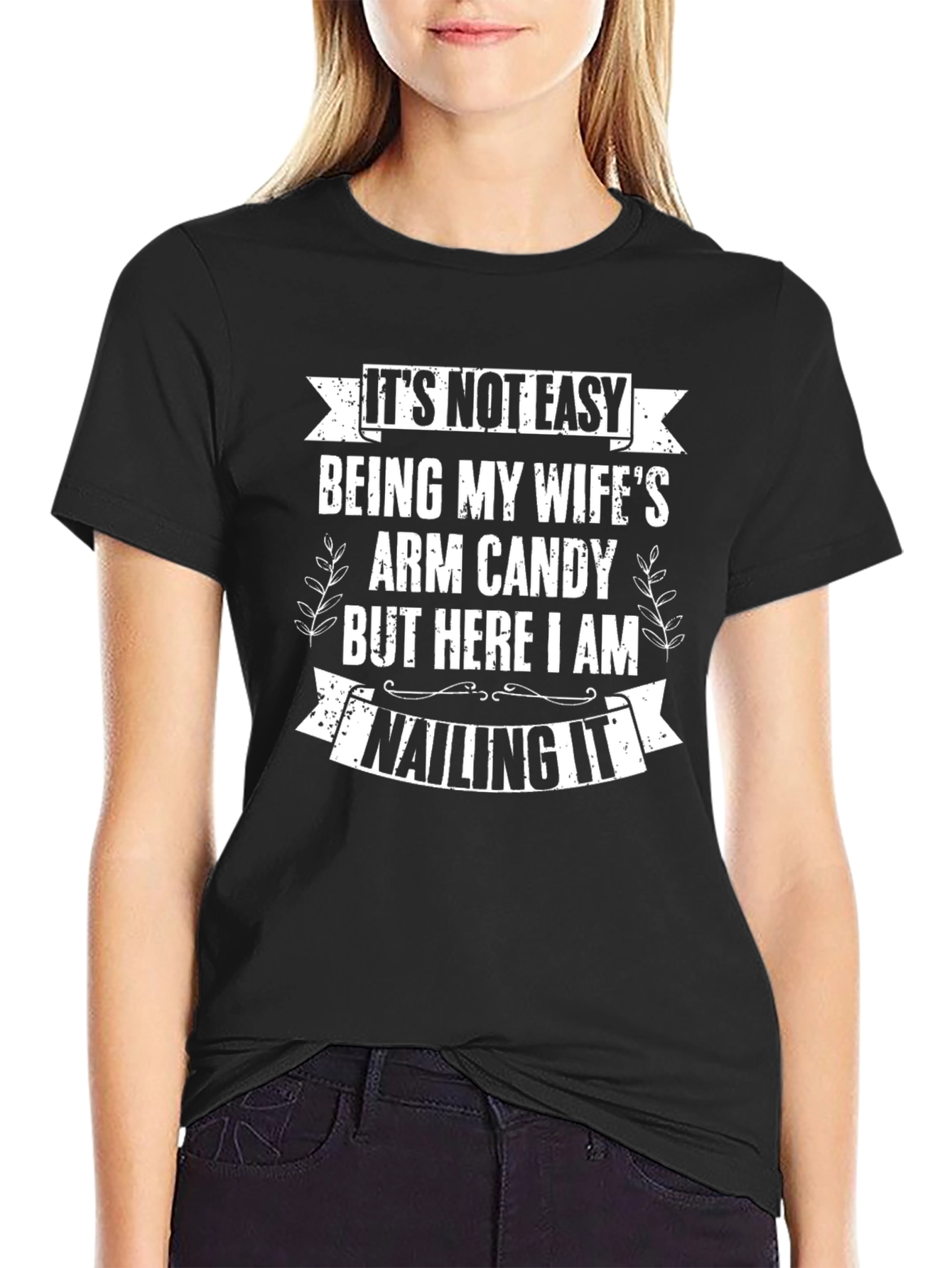 Funny Arm Candy Graphic T-Shirt