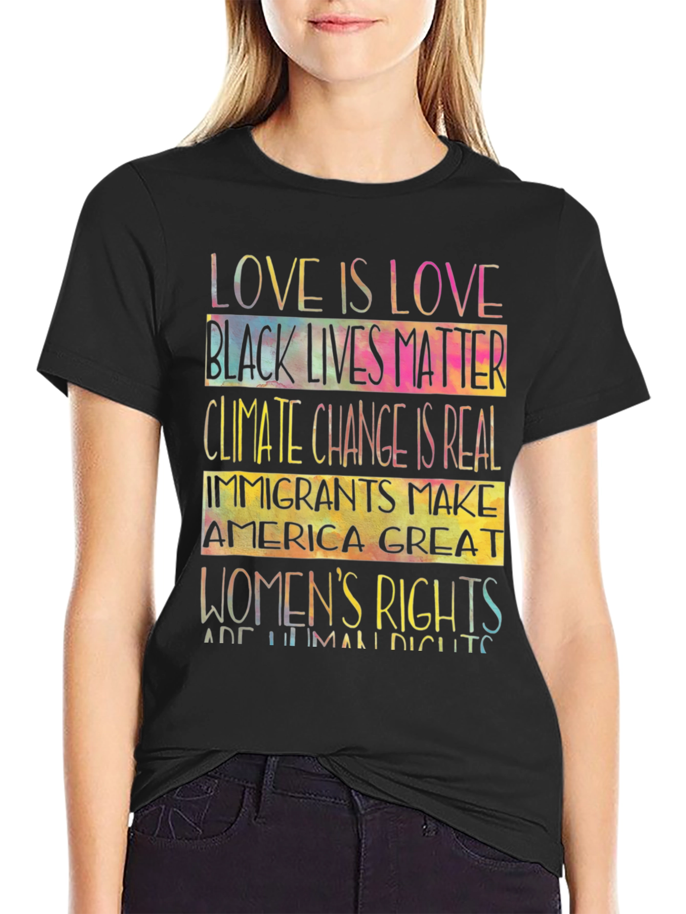 Equality Tie-Dye Graphic T-Shirt