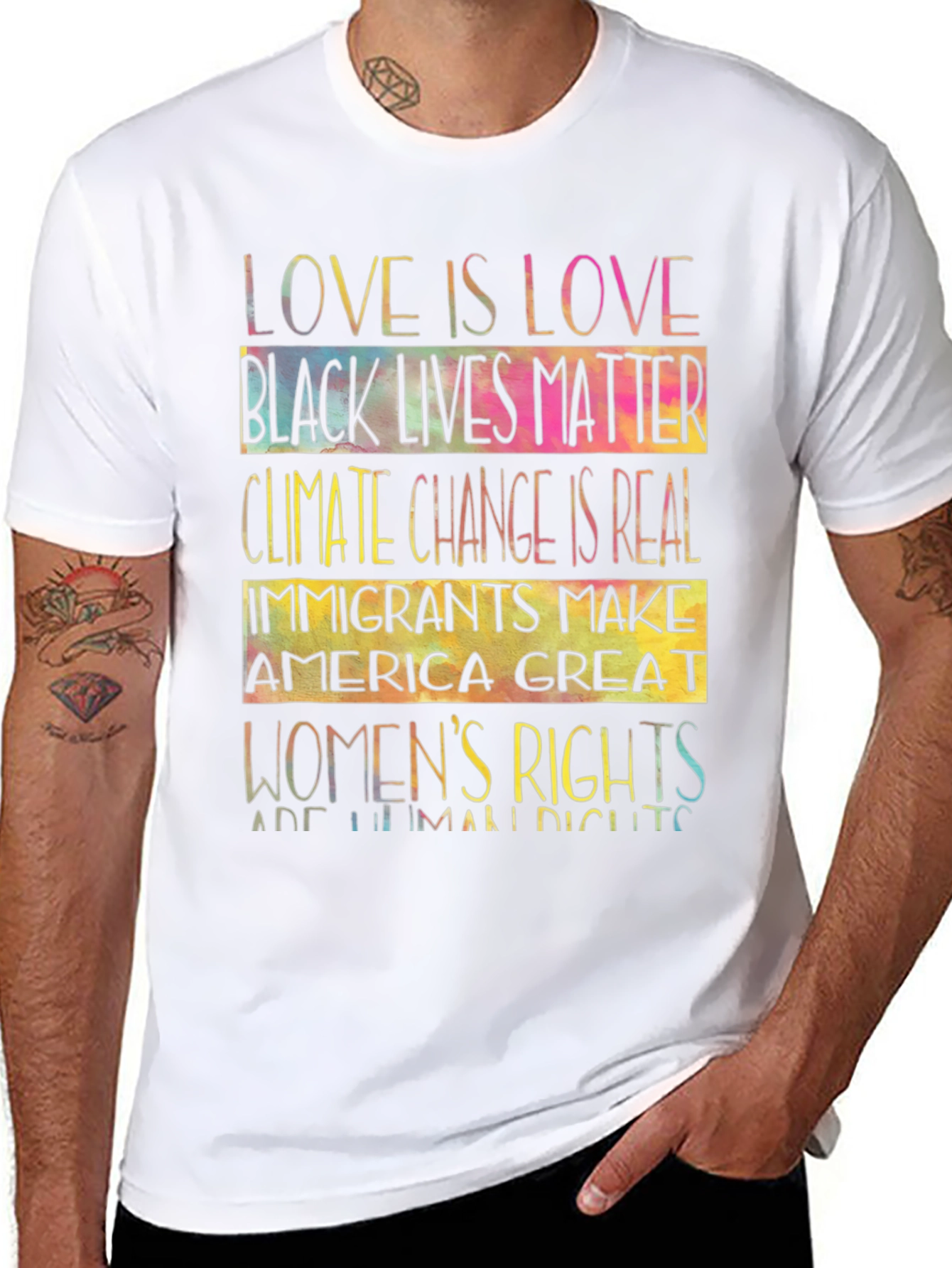Equality Tie-Dye Graphic T-Shirt