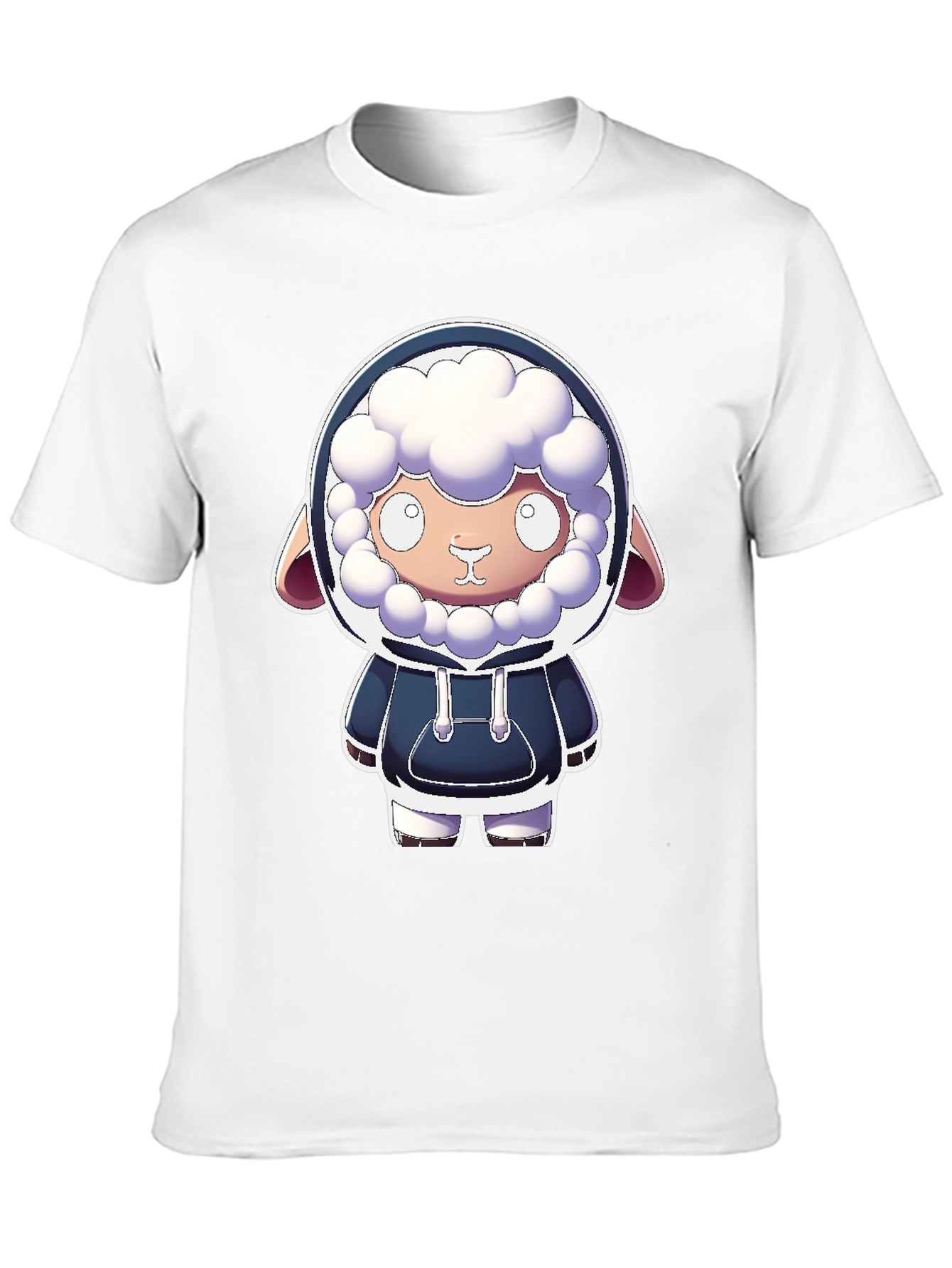 Cute Cartoon Sheep Hoodie T-Shirt