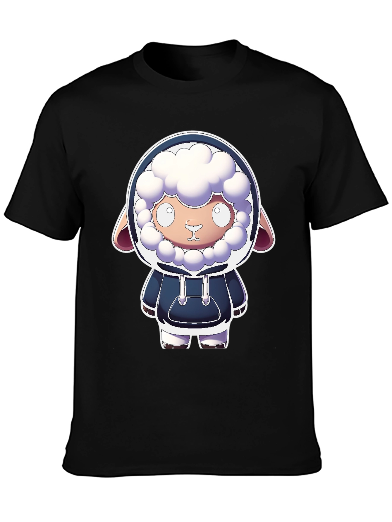 Cute Cartoon Sheep Hoodie T-Shirt