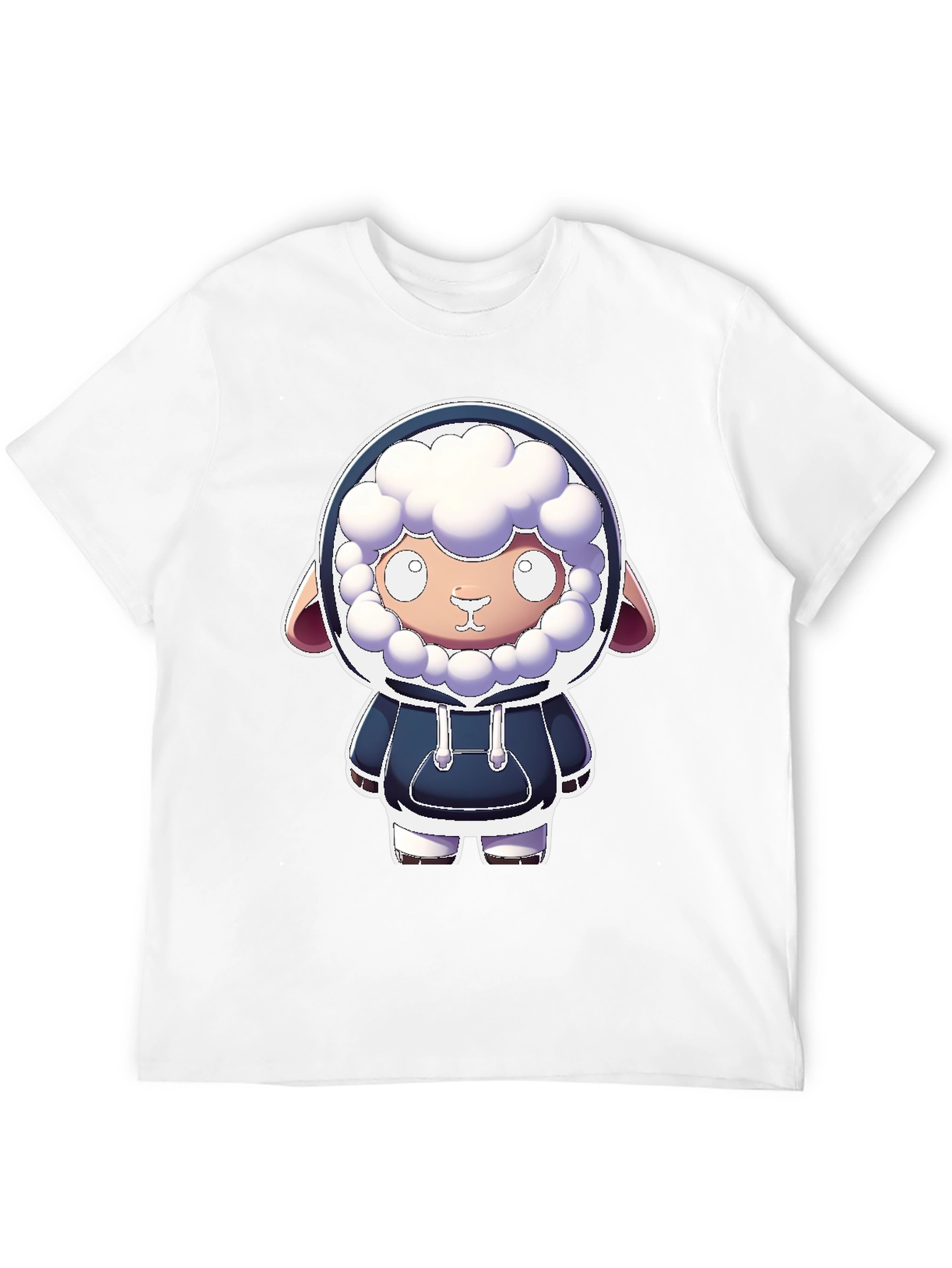 Cute Cartoon Sheep Hoodie T-Shirt
