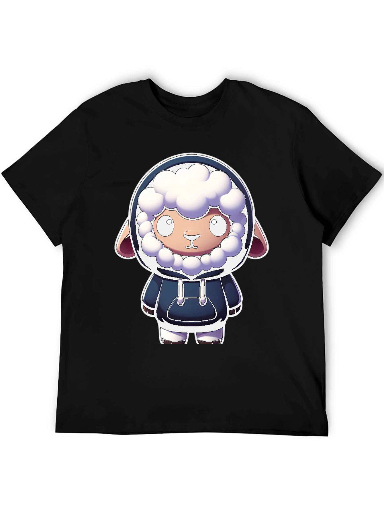 Cute Cartoon Sheep Hoodie T-Shirt