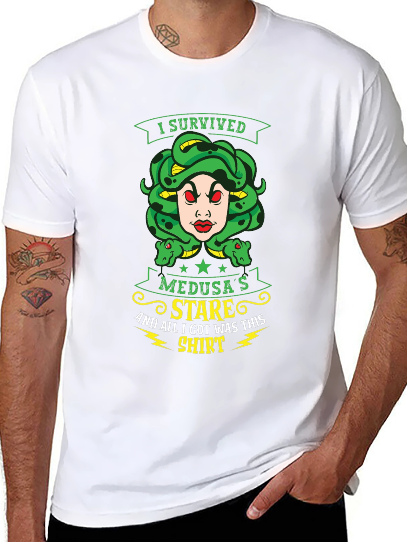 I Survived Medusas Stare T-Shirt