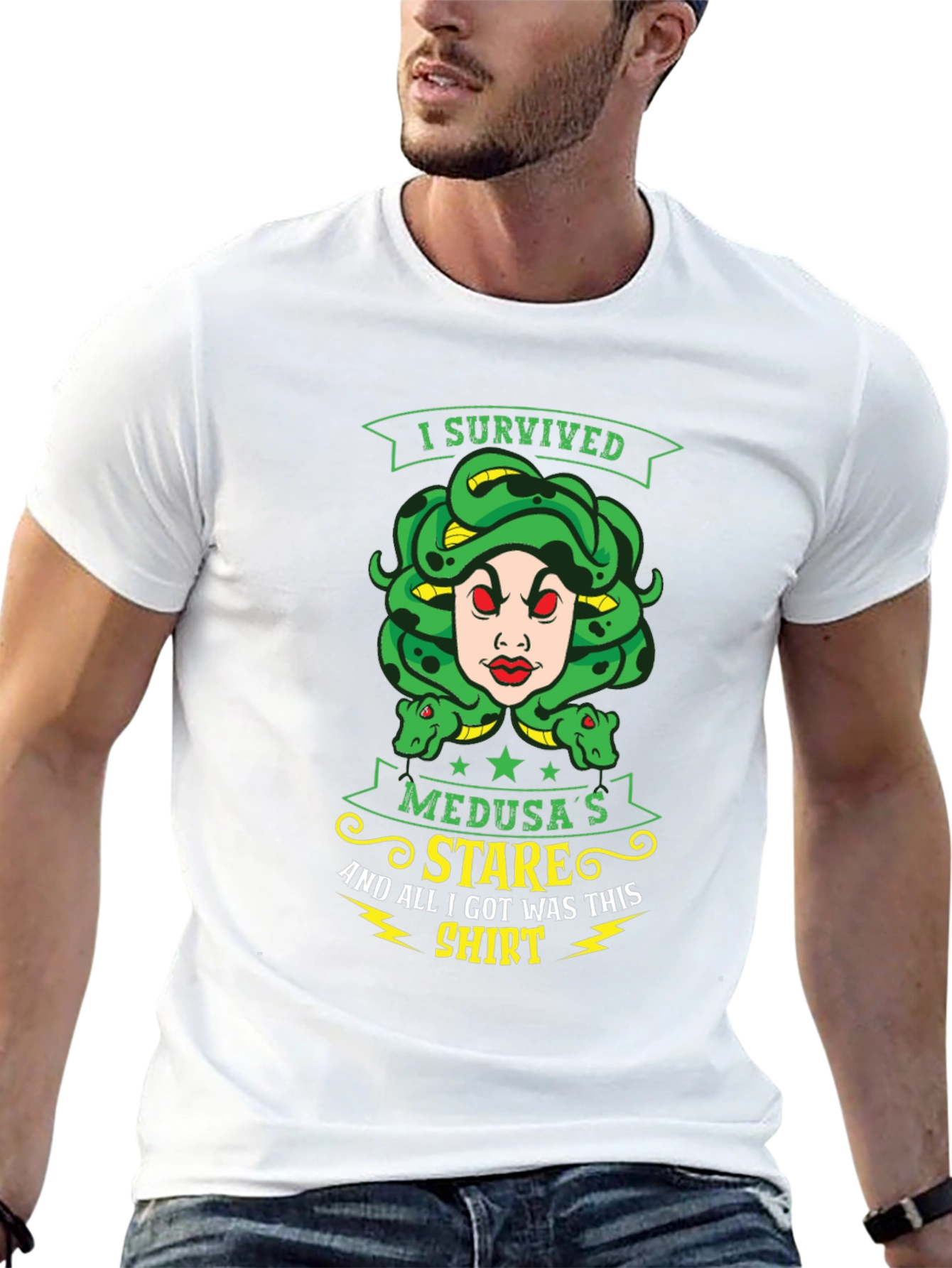 I Survived Medusas Stare T-Shirt