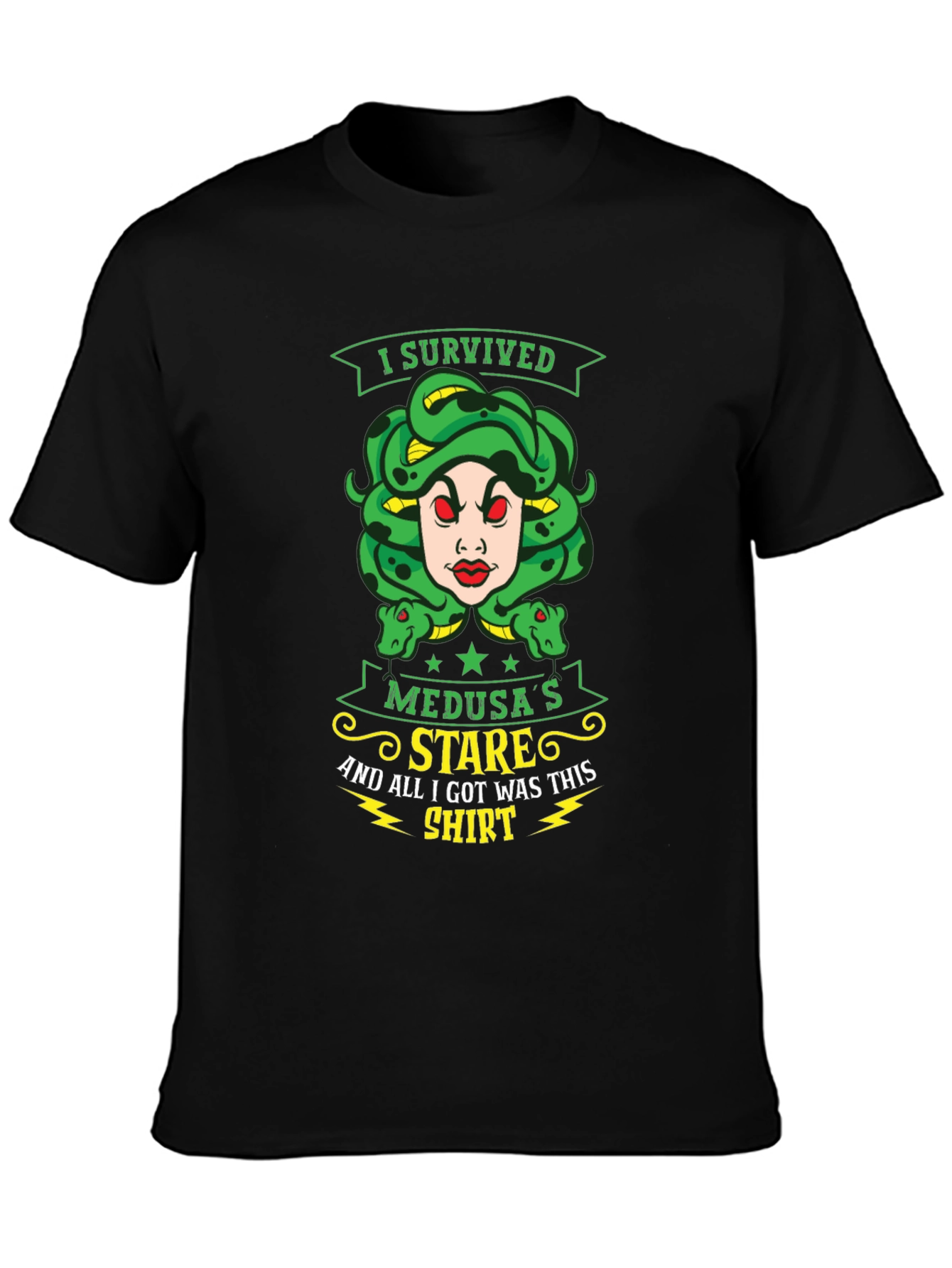 I Survived Medusas Stare T-Shirt
