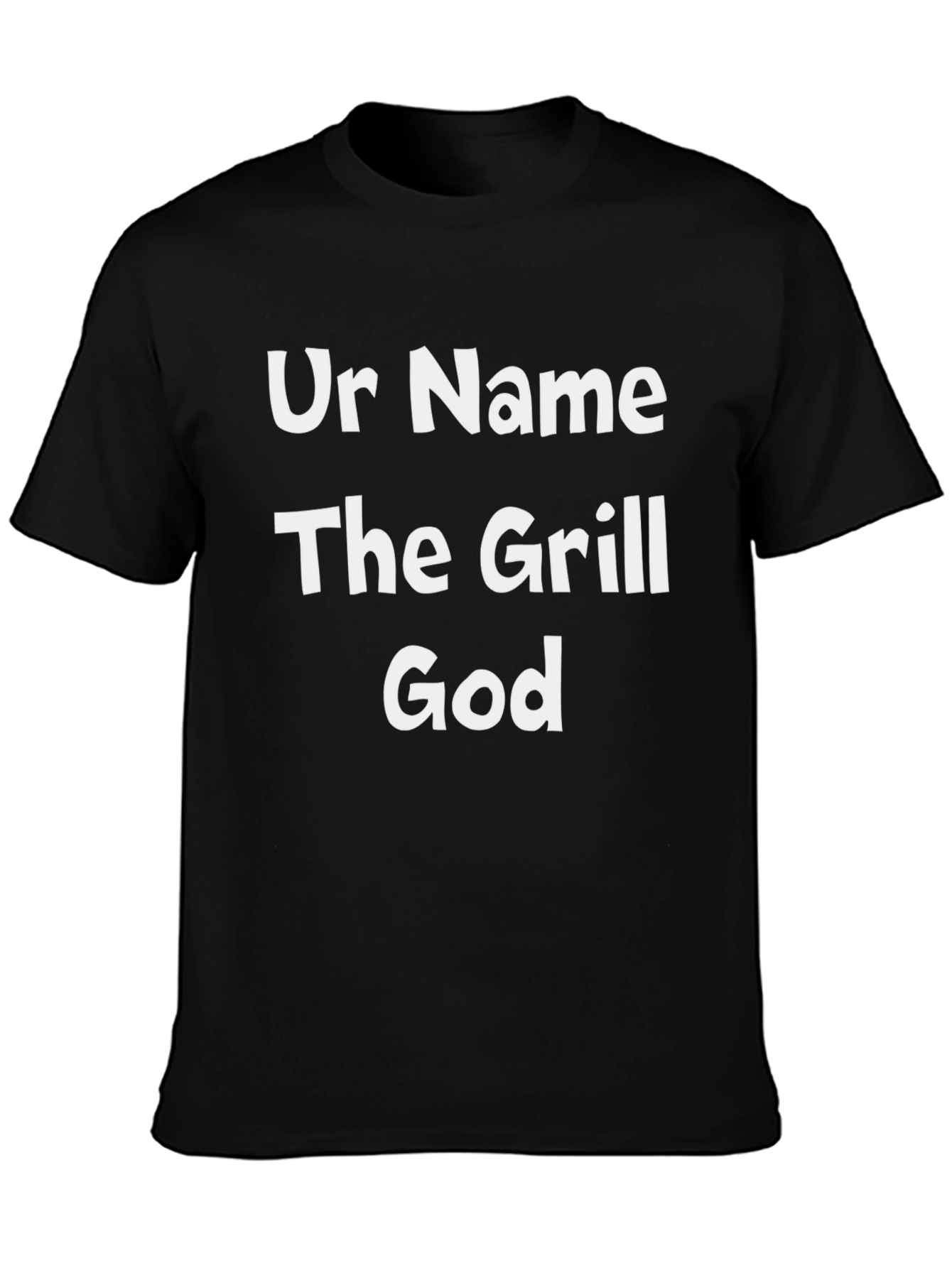 Grill God T-Shirt - Custom Name