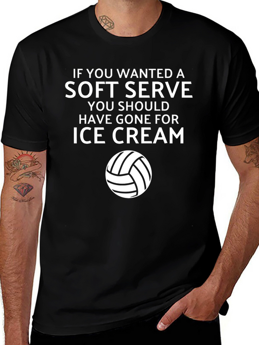 Volleyball Soft Serve Graphic Tee