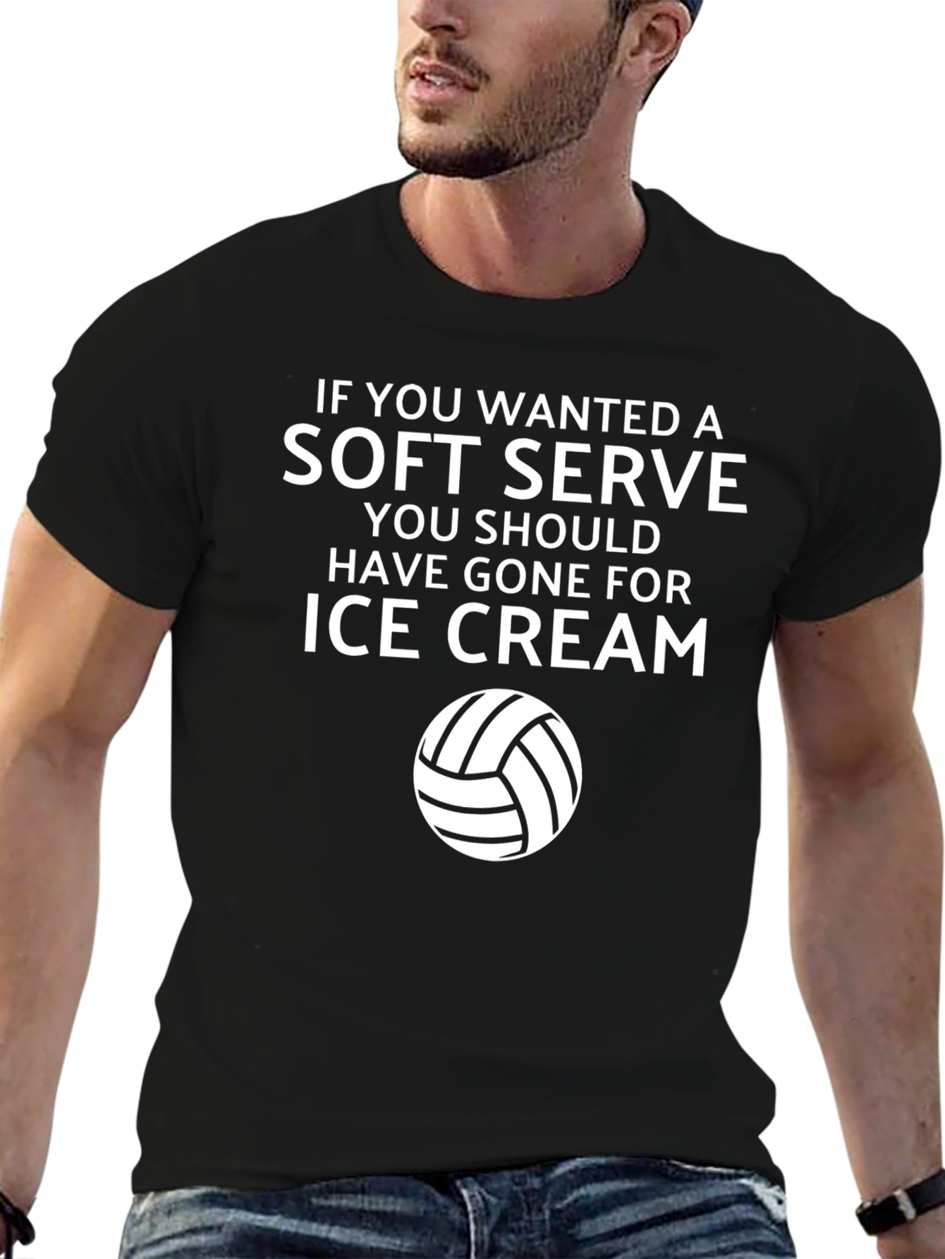 Volleyball Soft Serve Graphic Tee