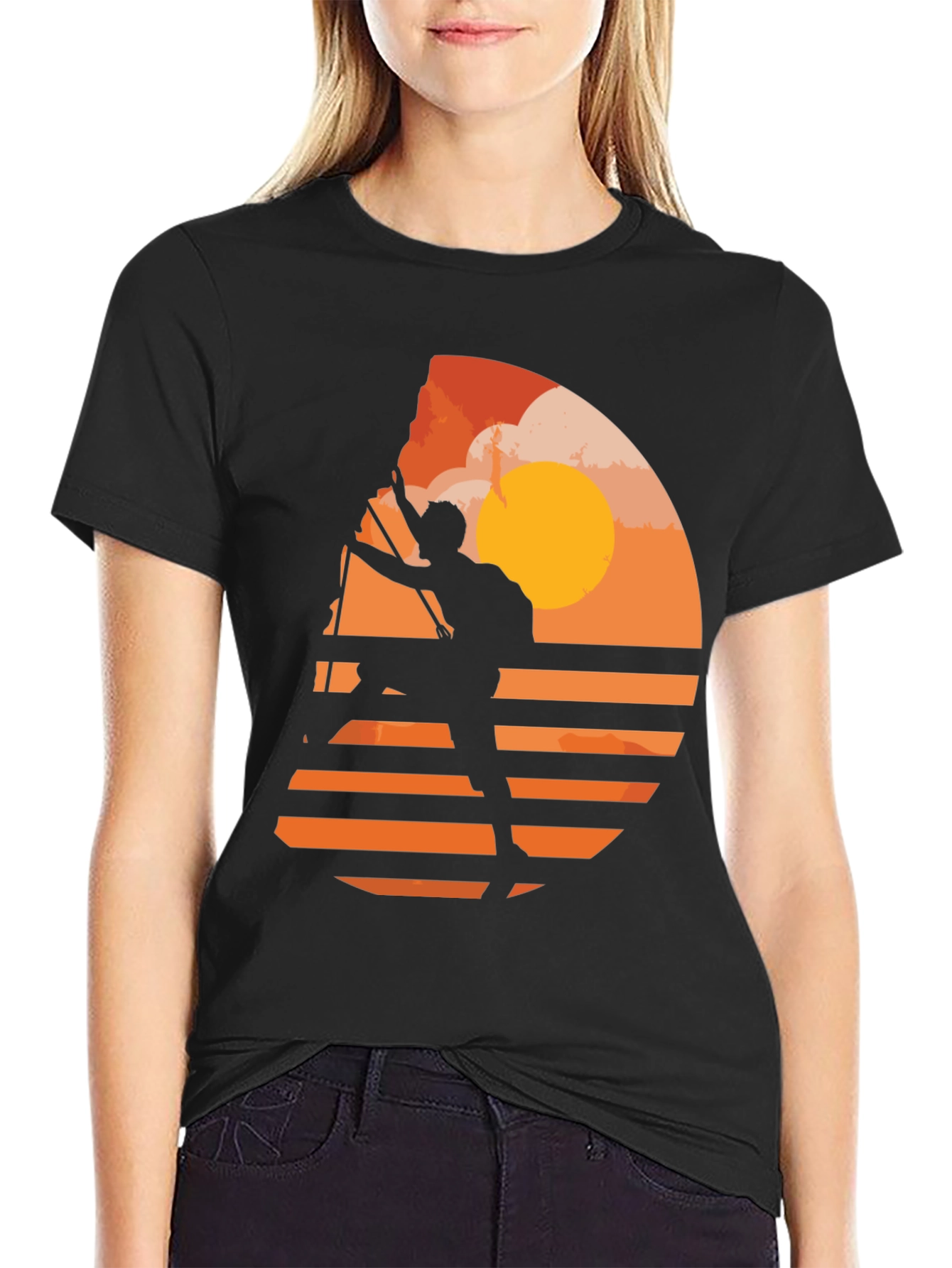 Climbing Silhouette Graphic Tee - Adventure Ready