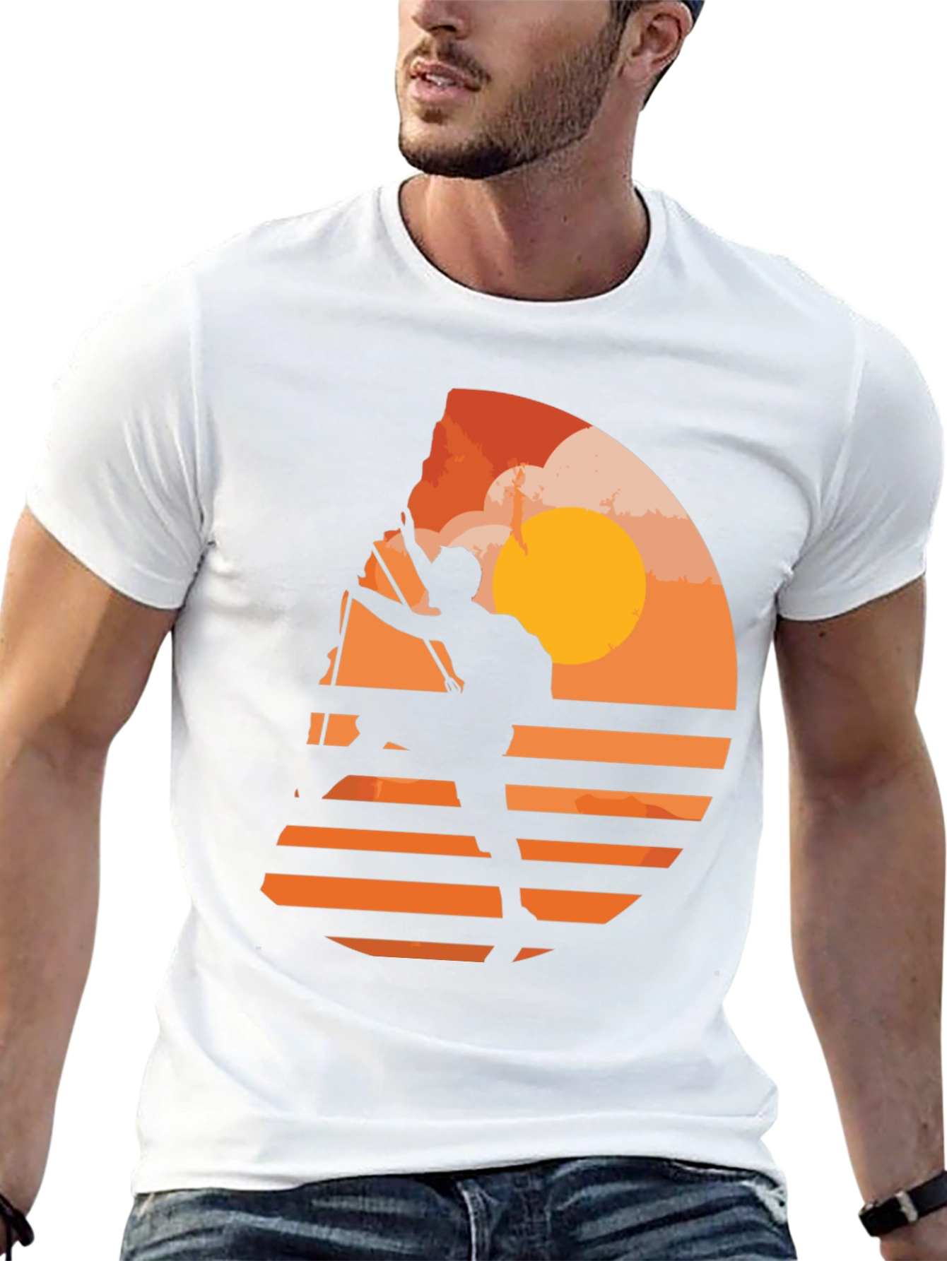 Climbing Silhouette Graphic Tee - Adventure Ready