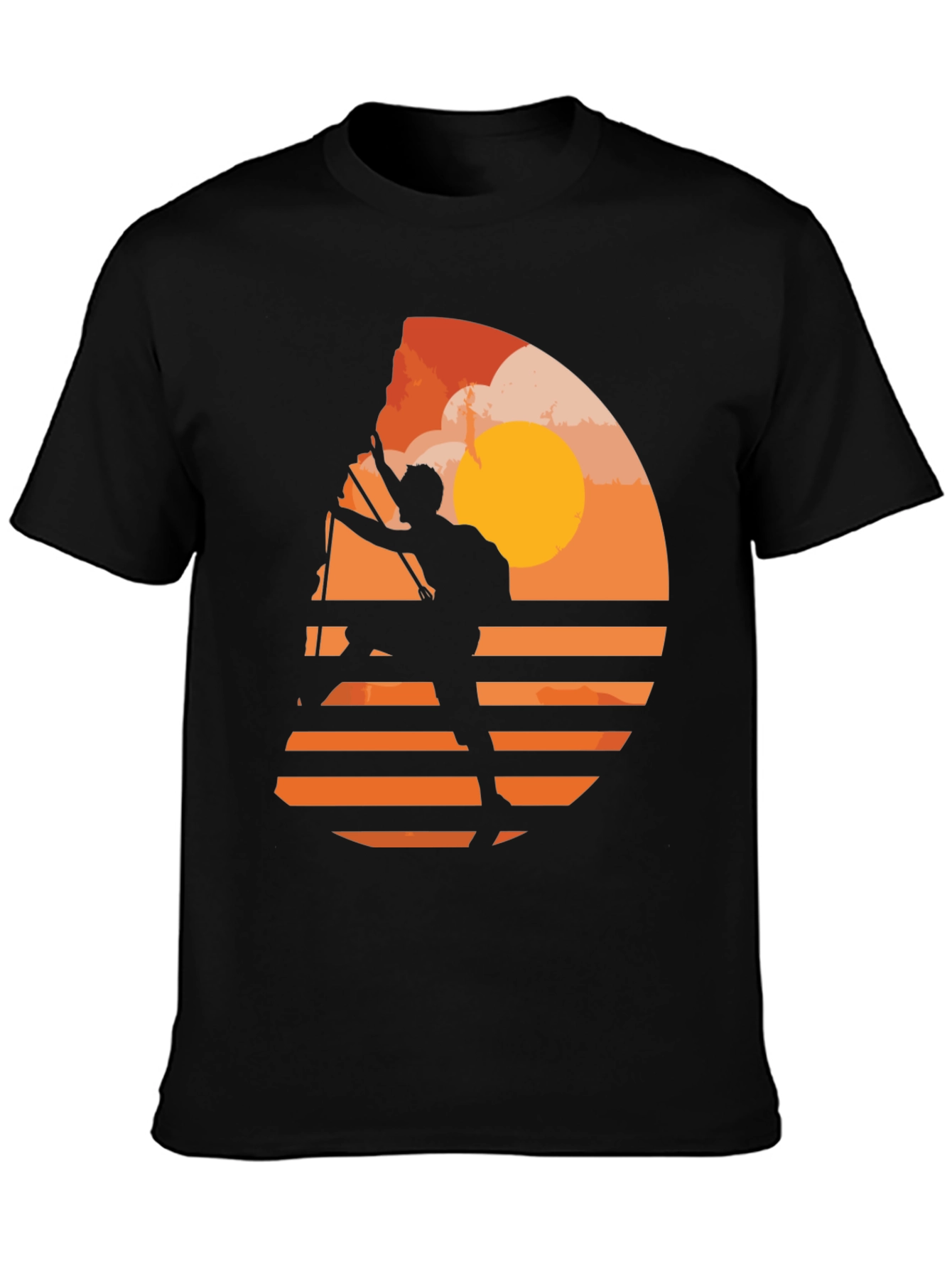 Climbing Silhouette Graphic Tee - Adventure Ready