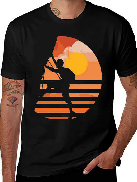 Climbing Silhouette Graphic Tee - Adventure Ready