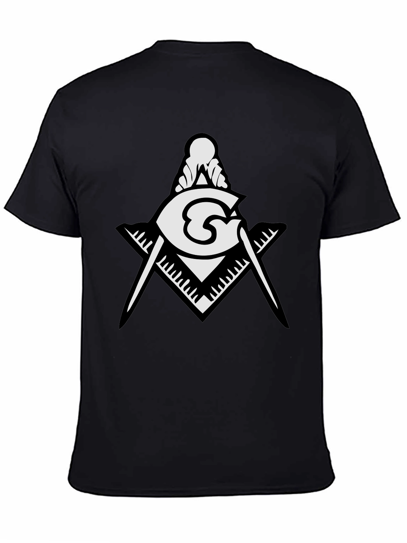 Masonic Compass & Square Graphic T-Shirt