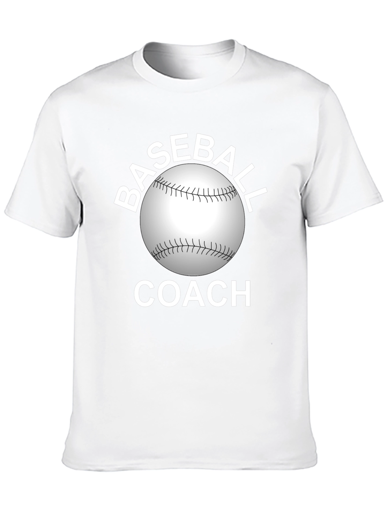 Baseball Coach T-Shirt - Black Graphic Tee