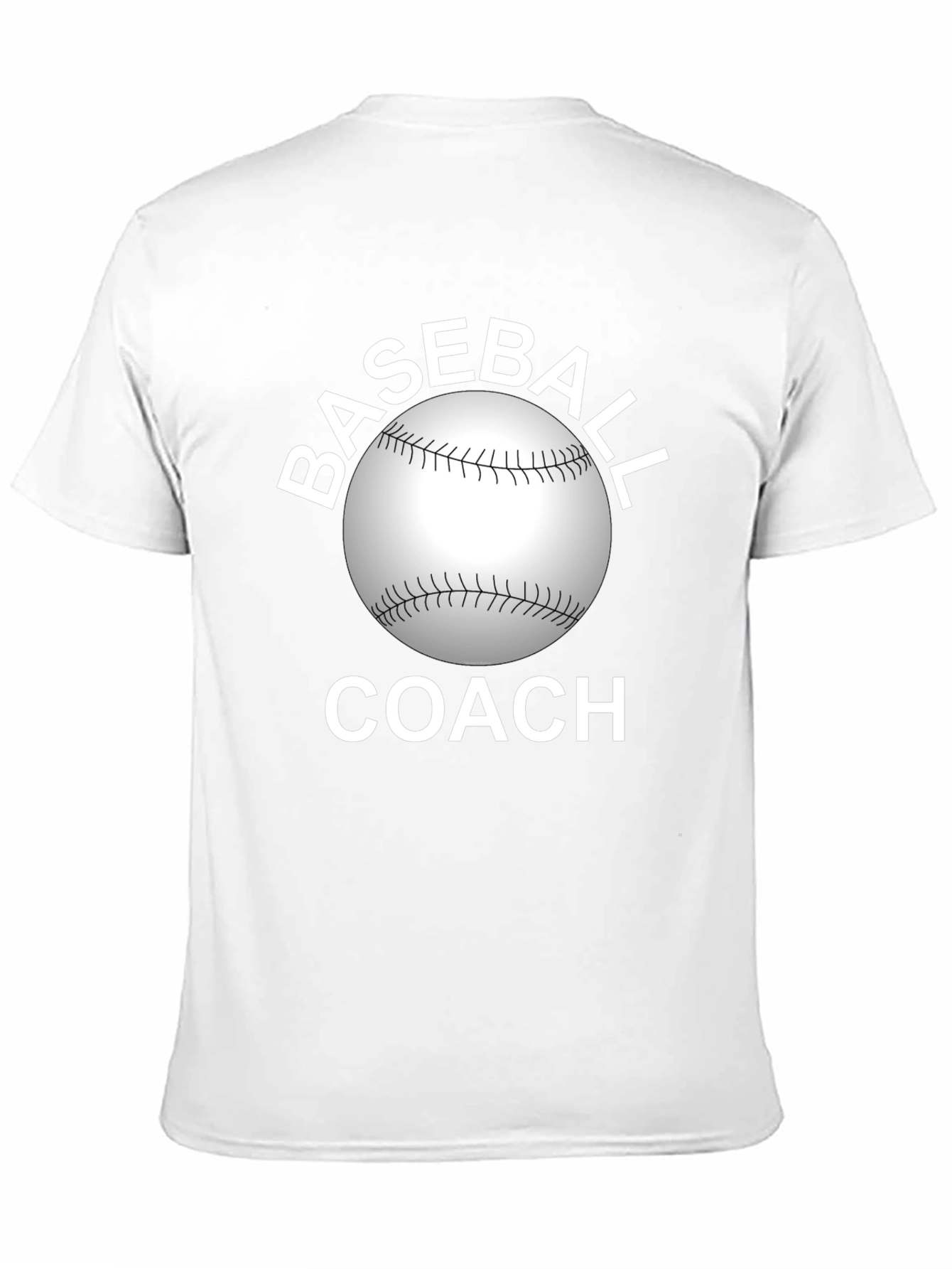 Baseball Coach T-Shirt - Black Graphic Tee