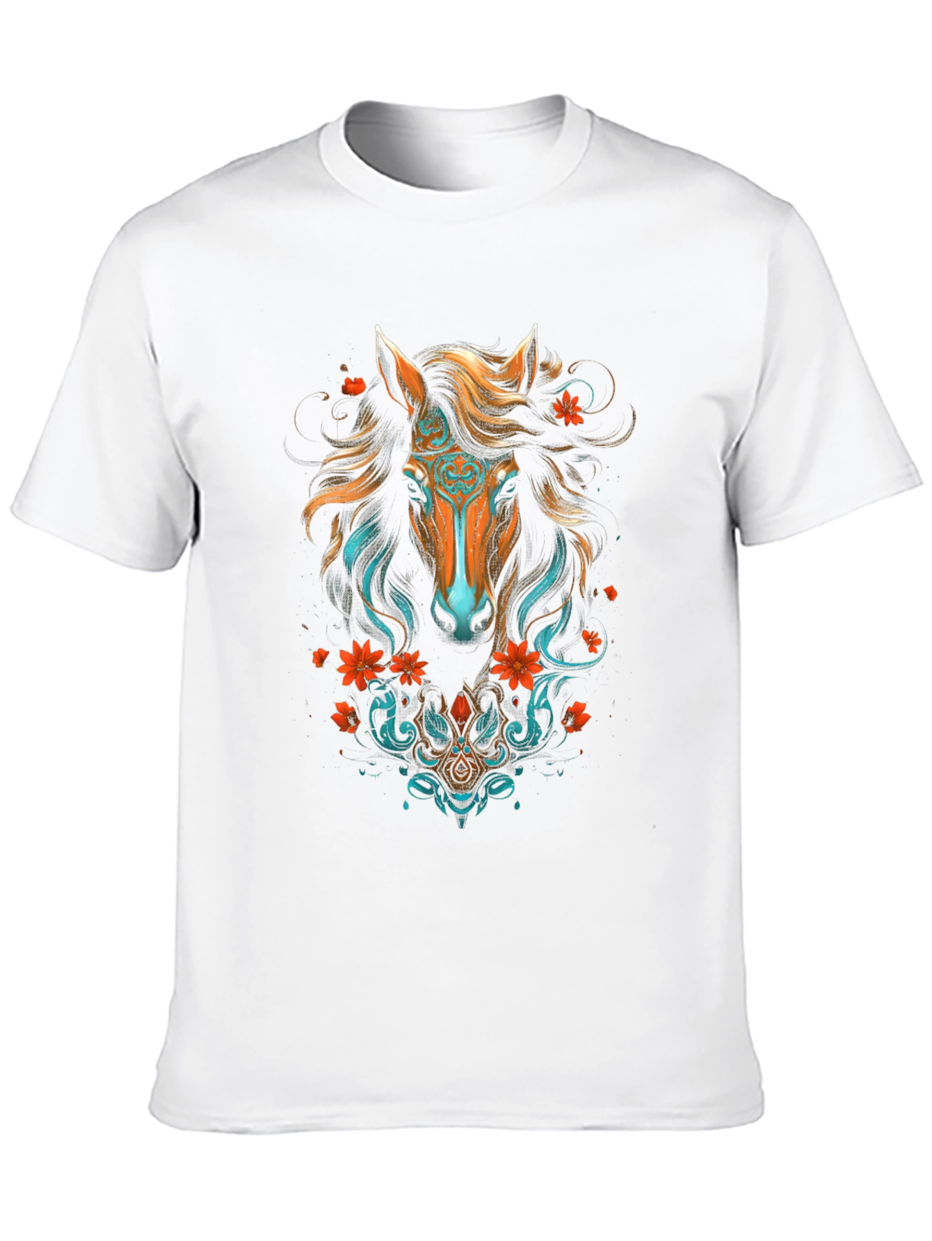 Horse Graphic T-Shirt - Unique Animal Print